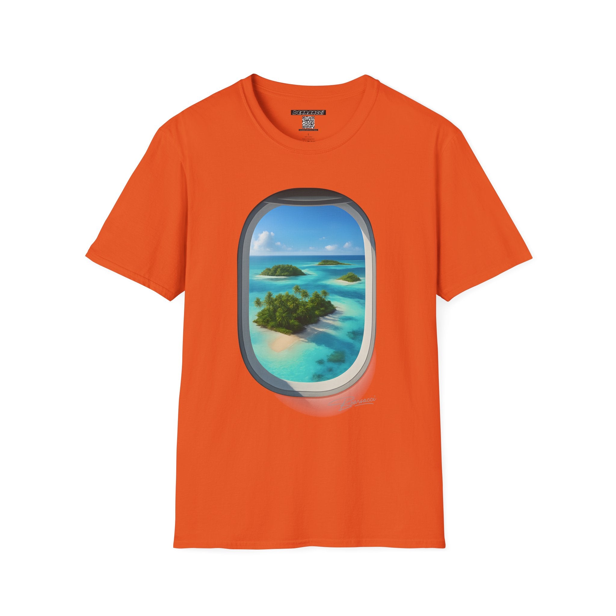 HyperPop™ X Wanderlust™ X FakeDesigner™: Window Seat Porthole Fantasy │ Softsyle T-shirt
