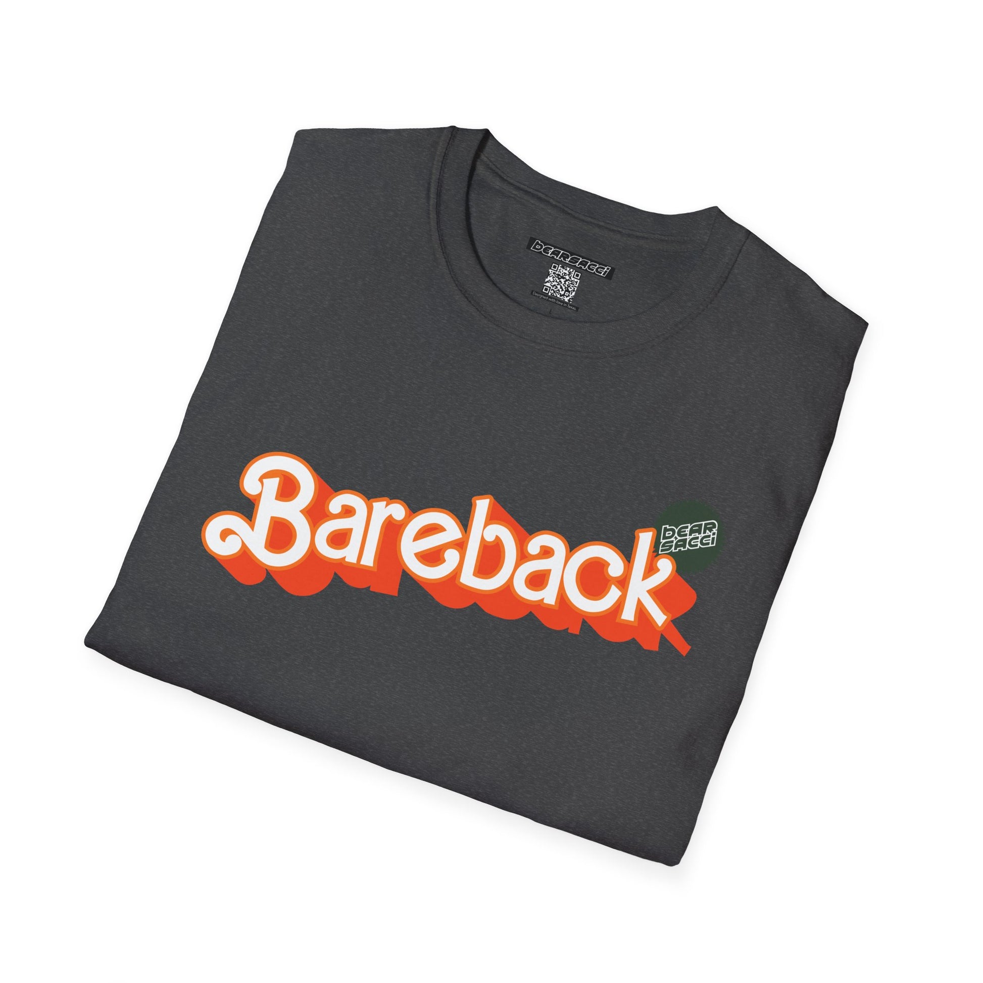 Bearbie® X Slutpride®: Bareback Logo (Hunter) │Softsyle T-shirt