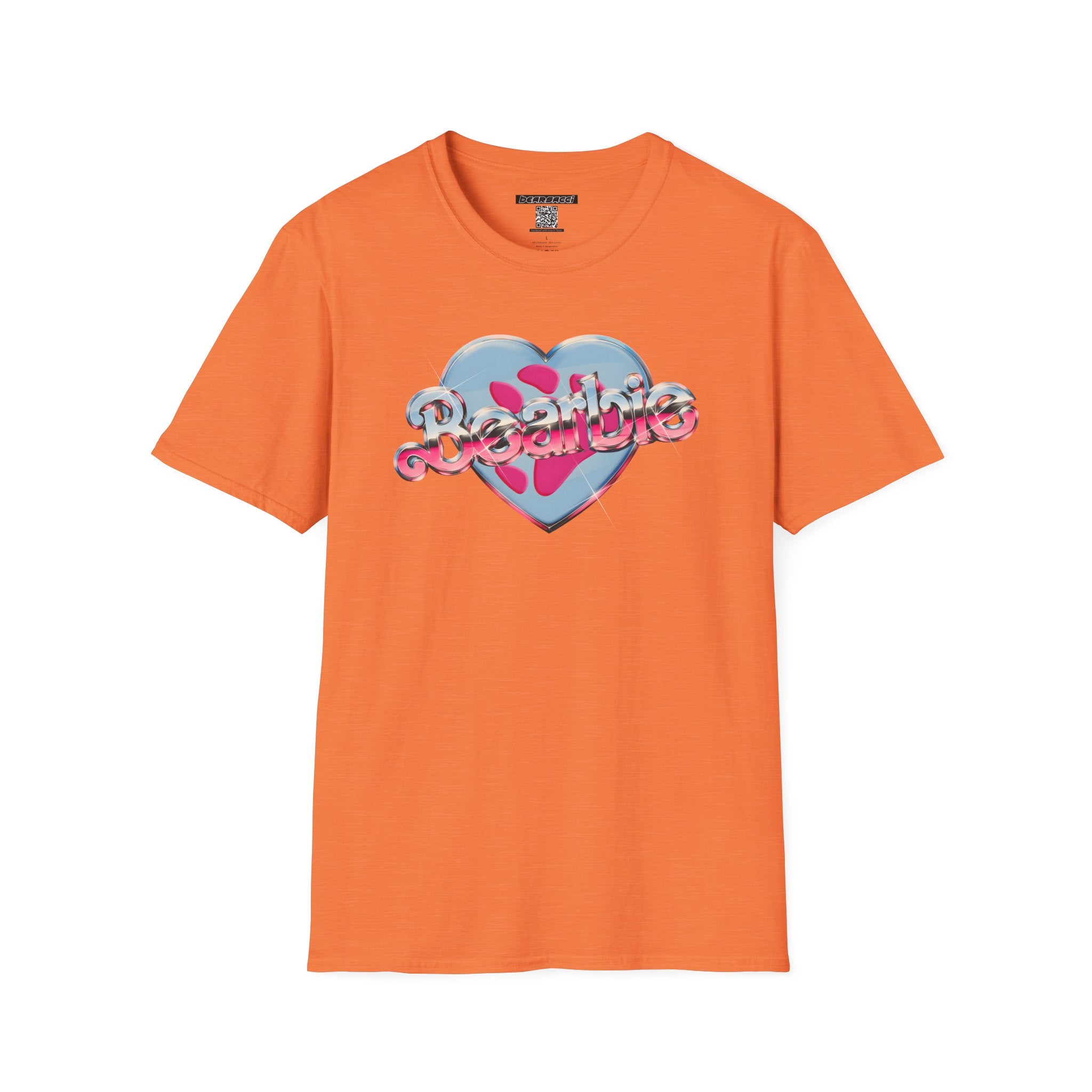 Bearbie®: Heart Bear Claw Logo │Softsyle T-shirt