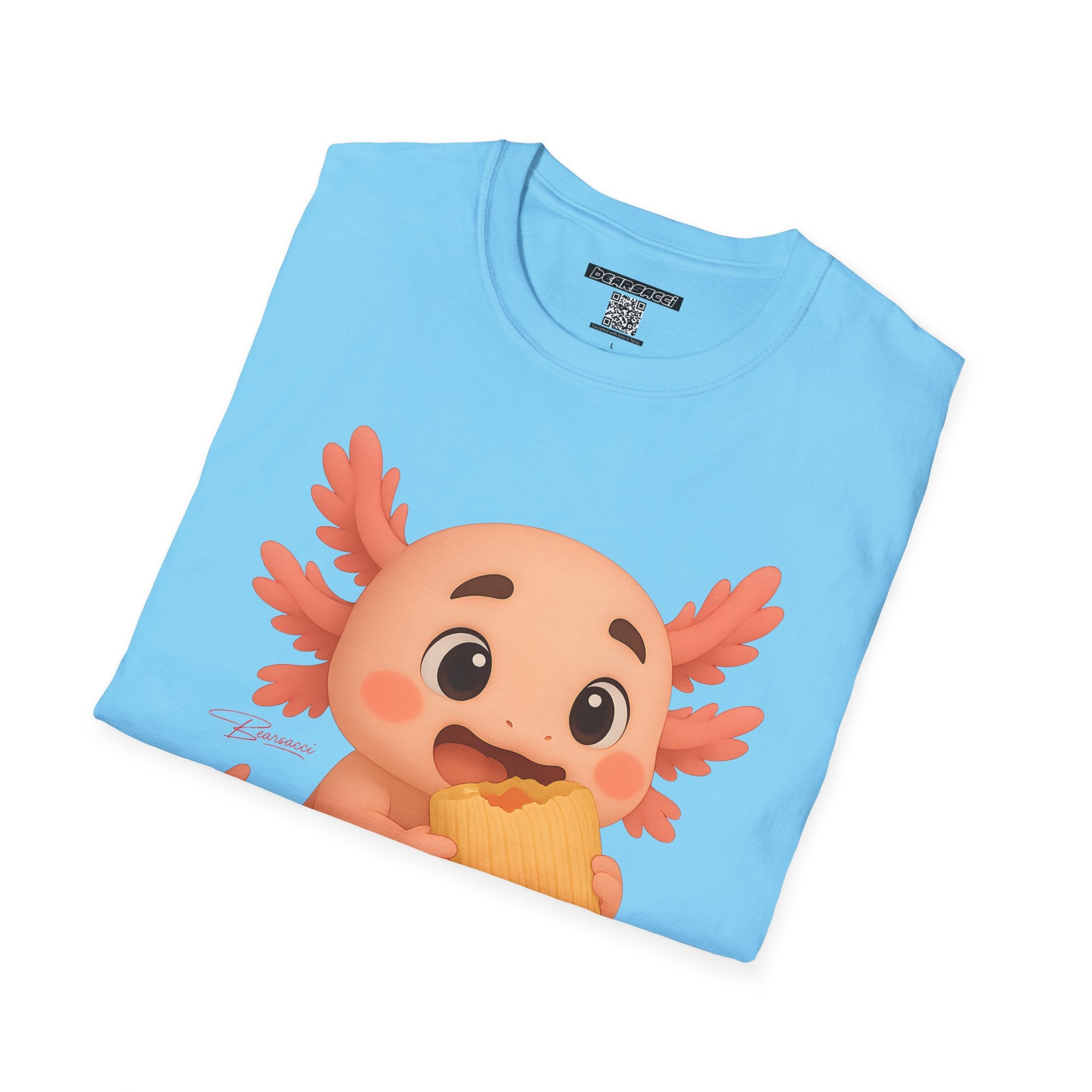 PeroLike X HyperPop®: Axolotl Tamal │ Softsyle T-shirt