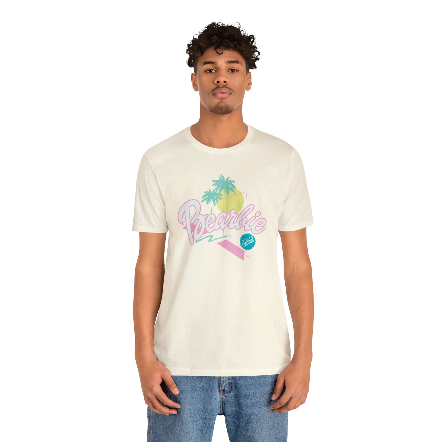 Bearbie: Pastel Malibu-Style Logo │Premium Jersey T-shirt