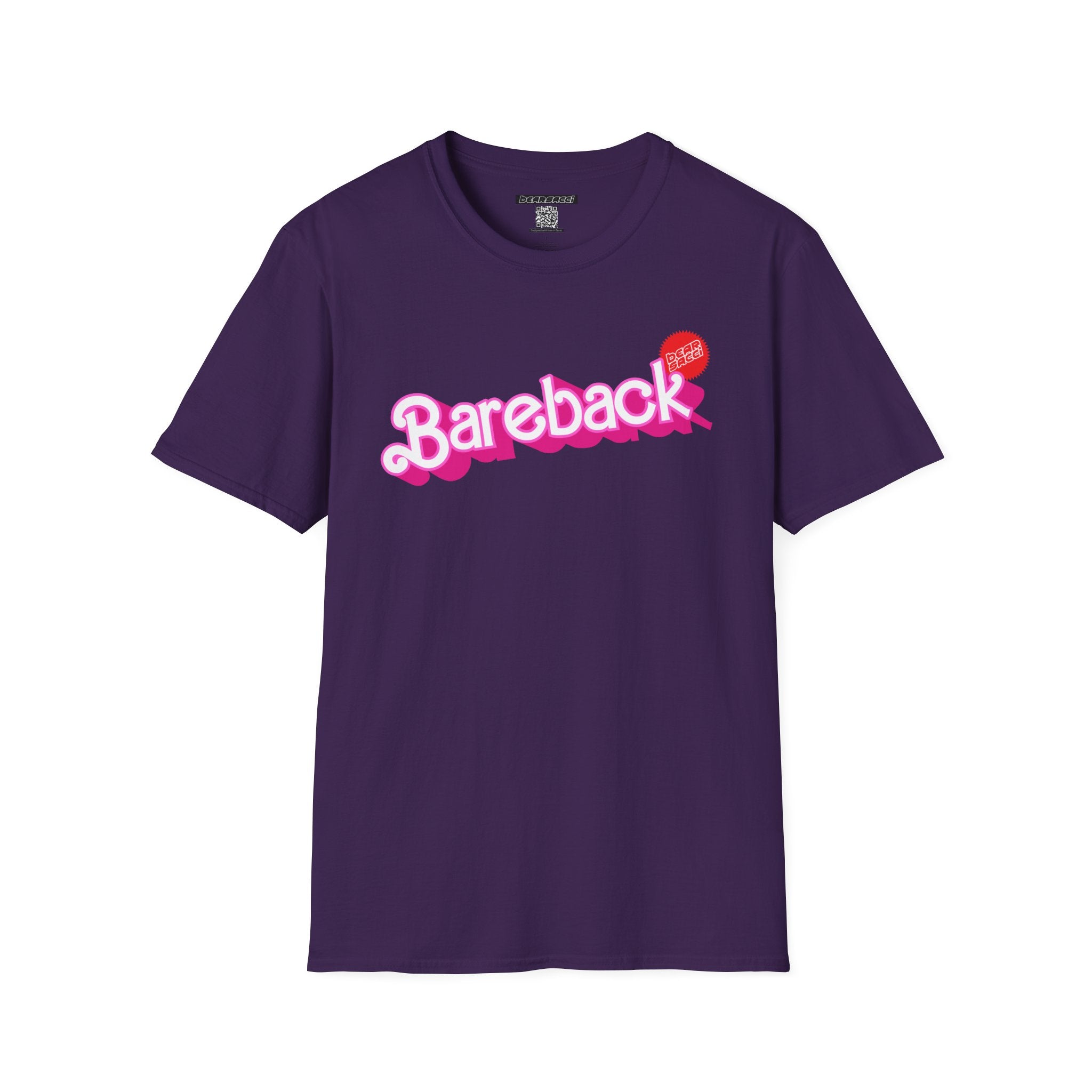 Bearbie® X Slutpride®: Bareback Logo │Softsyle T-shirt