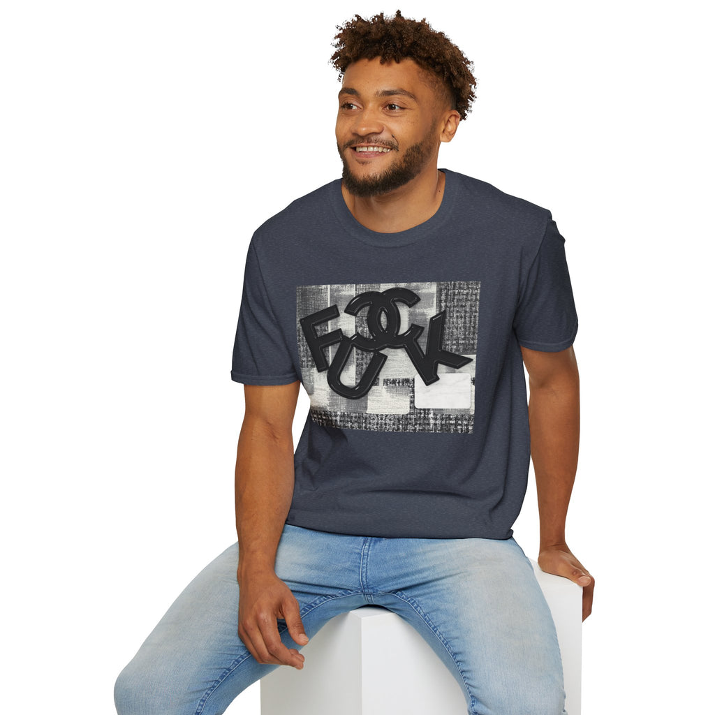 Fake Designer™: Tweed Patchwork Fuck│ Softsyle T-shirt