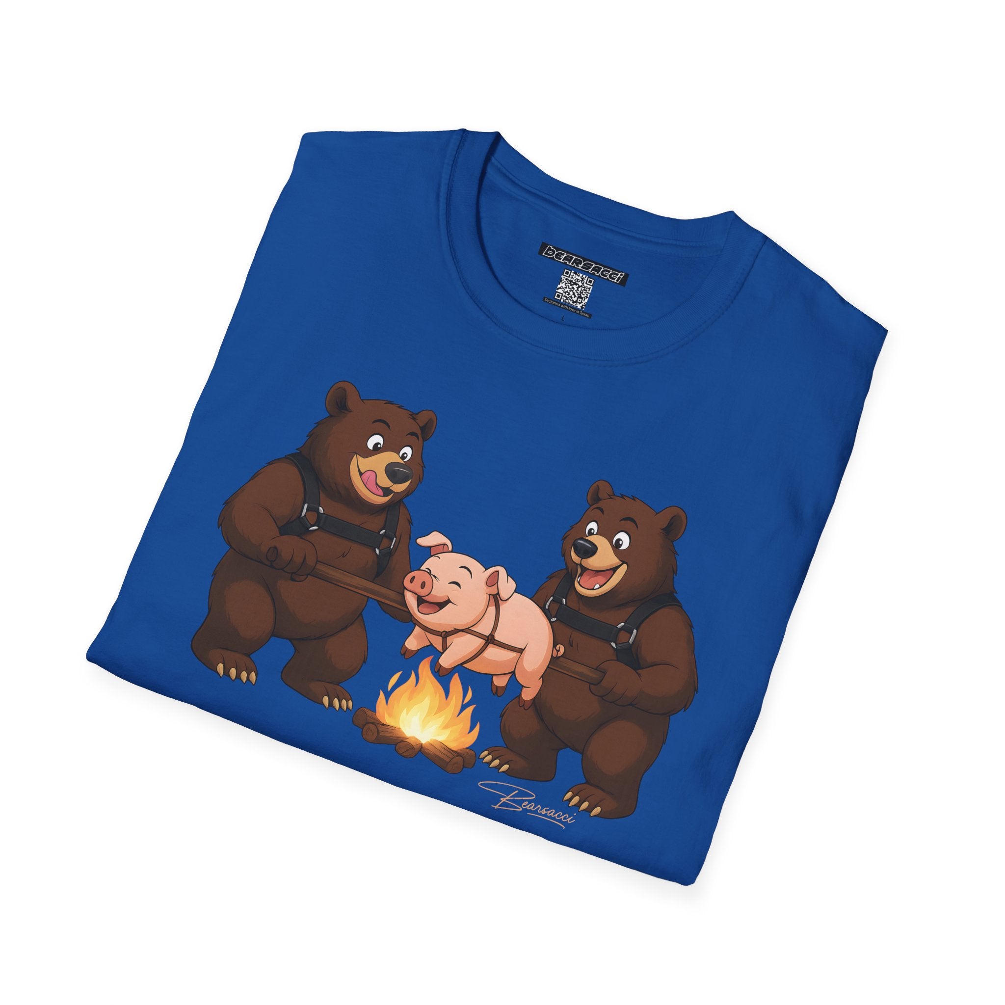 Bearmart®: Spit Roast Pig │Softsyle T-shirt