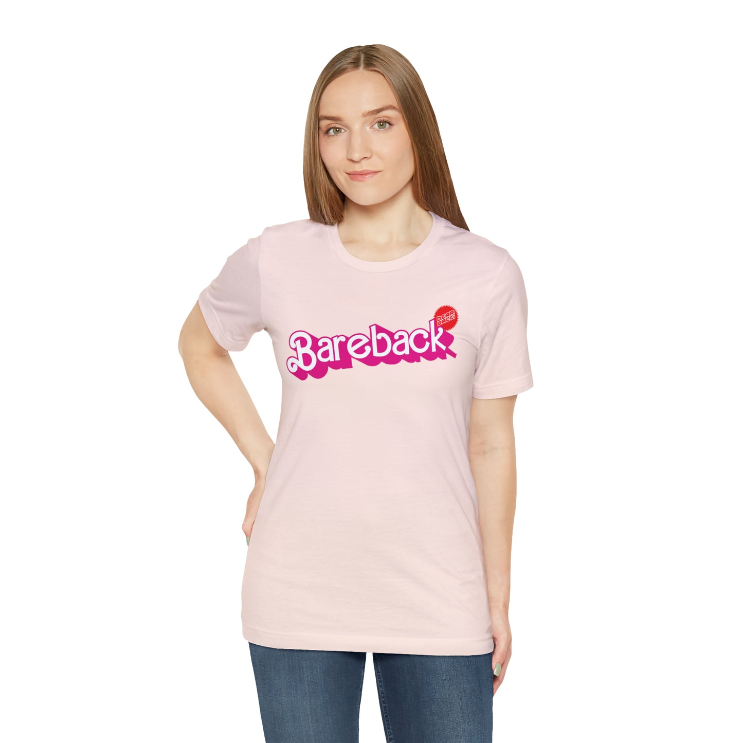 Bearbie™ X Slutpride™: Bareback Logo │Premium Jersey T-shirt