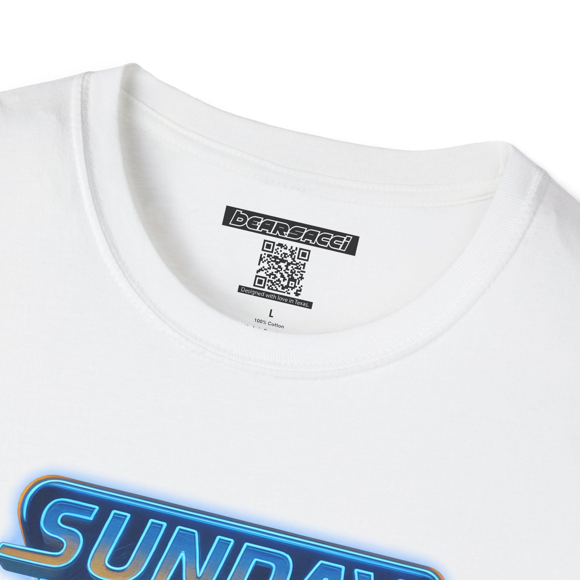Bearsacci™: Sunday Funday Atlas Disco Bear Remix│ Softsyle T-shirt