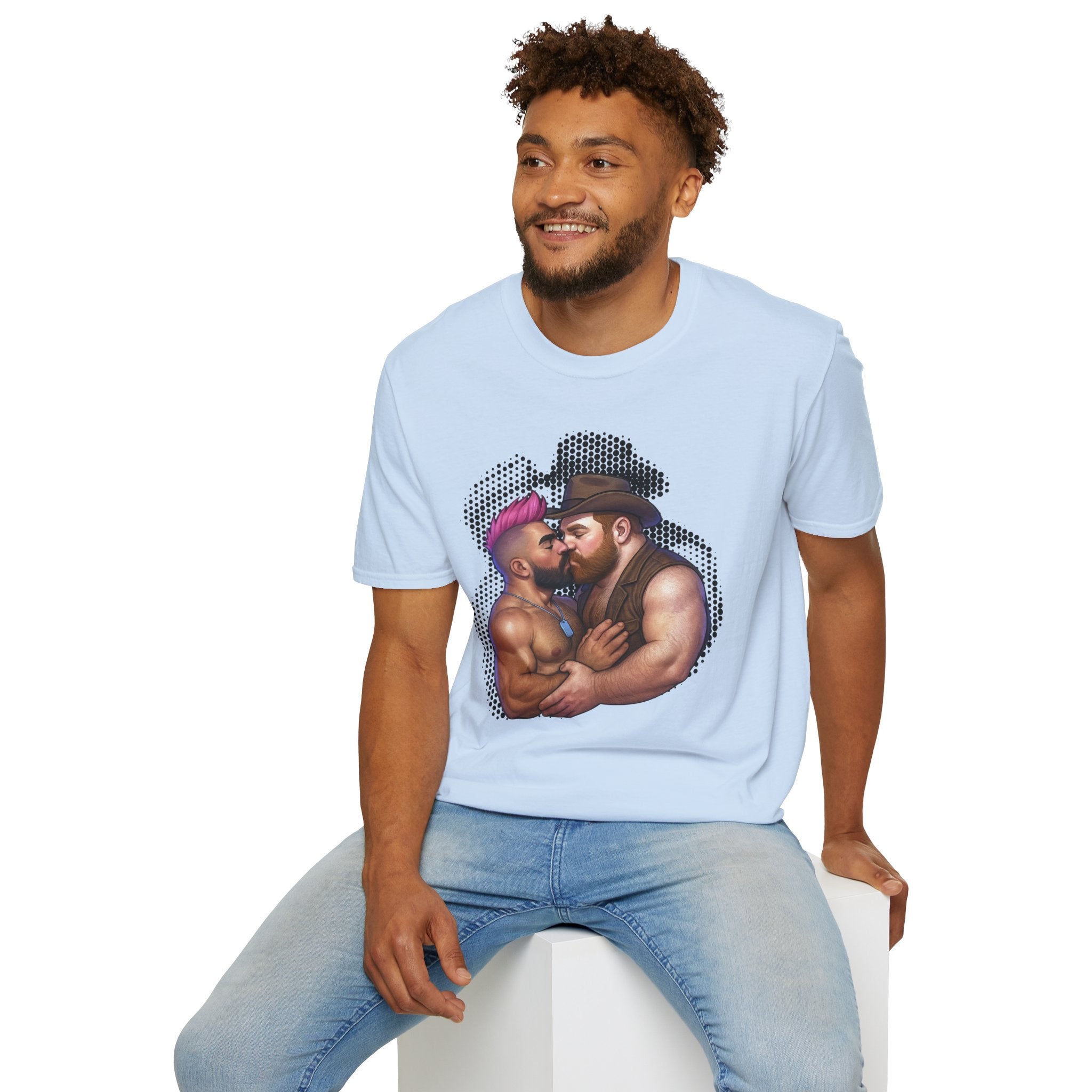 Bearsacci™: Cowboy & MMA Fighter│ Softsyle T-shirt