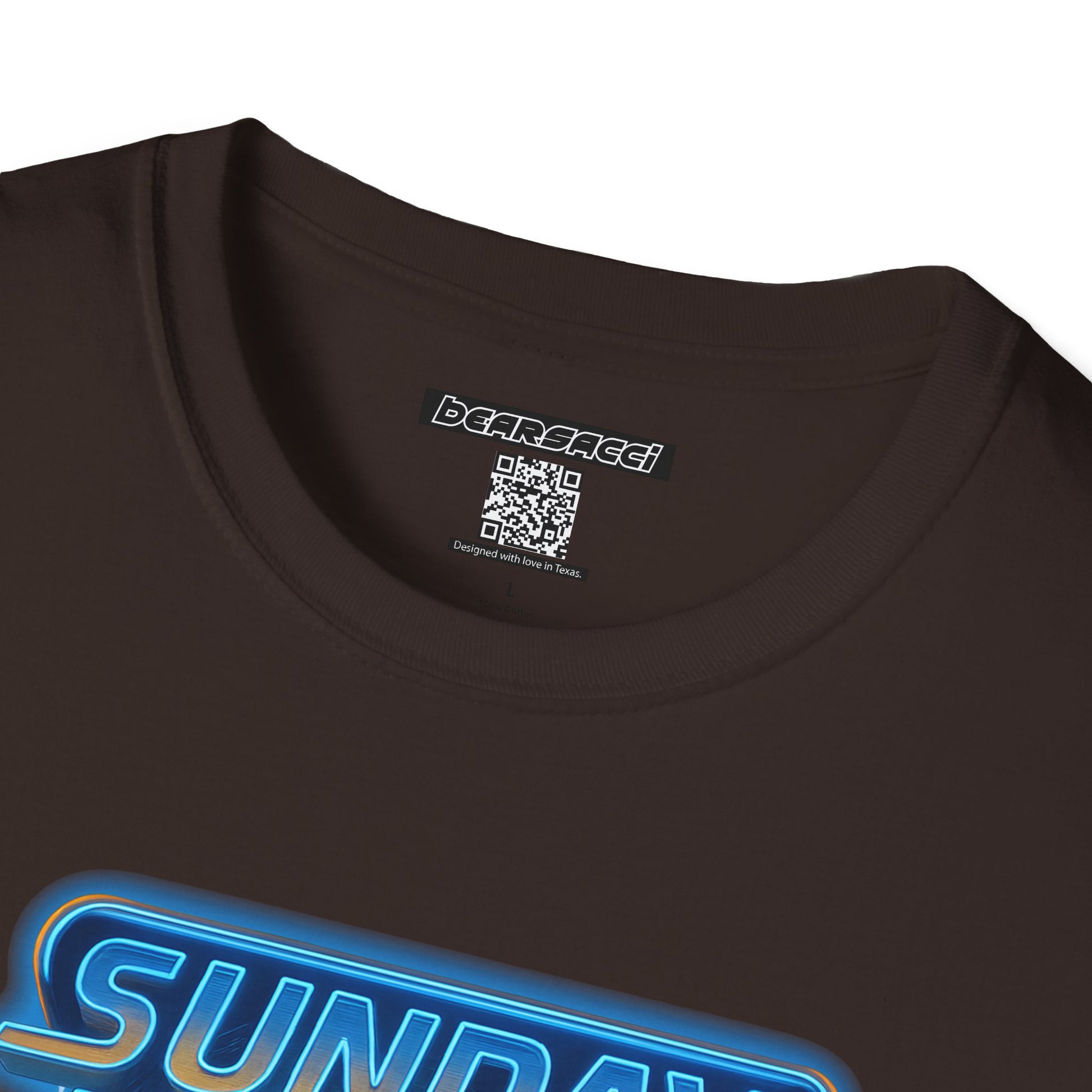 Bearsacci™: Sunday Funday Atlas Disco Bear Remix│ Softsyle T-shirt