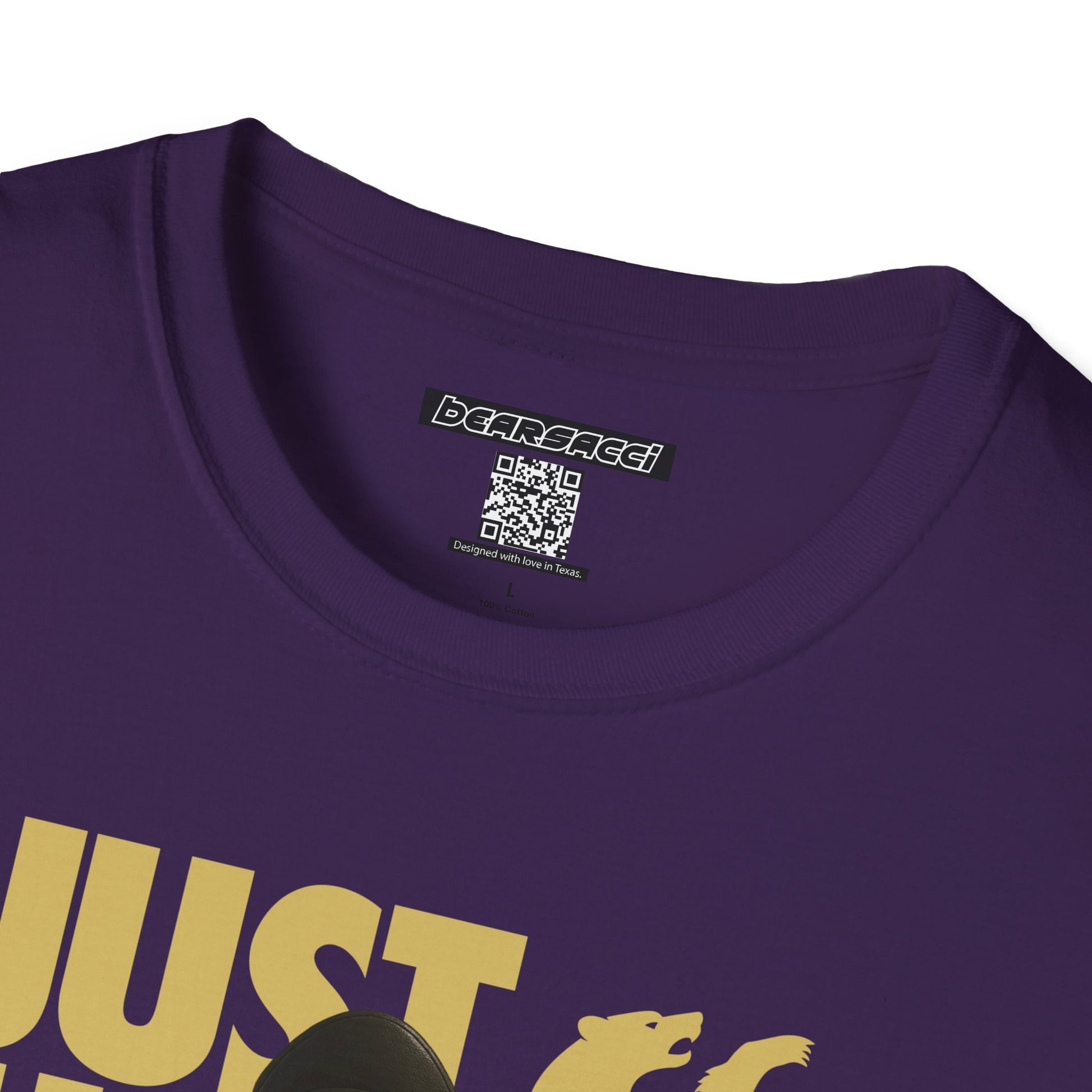 Bearsacci™ X Dominion: Just Fucking Do It Dom Daddy Teddy Bear│ Softsyle T-shirt