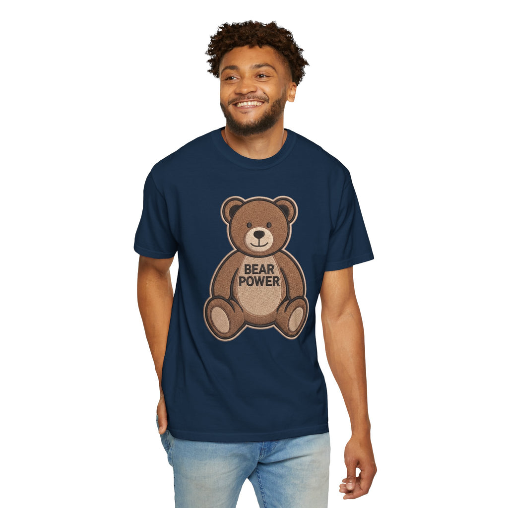 Bearmart®: Bear Power Teddybear │Comfort Colors® T-shirt
