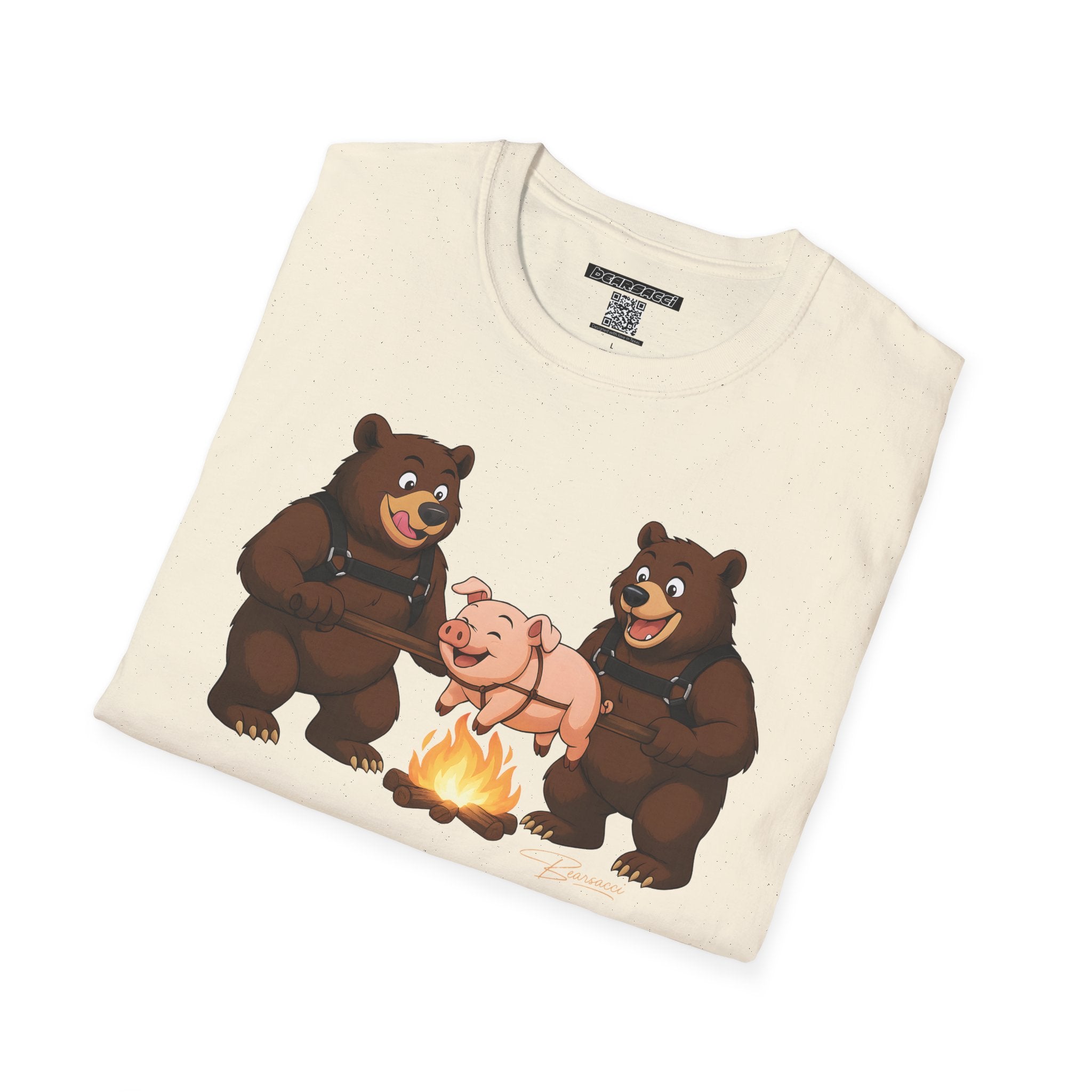 Bearmart®: Spit Roast Pig │Softsyle T-shirt