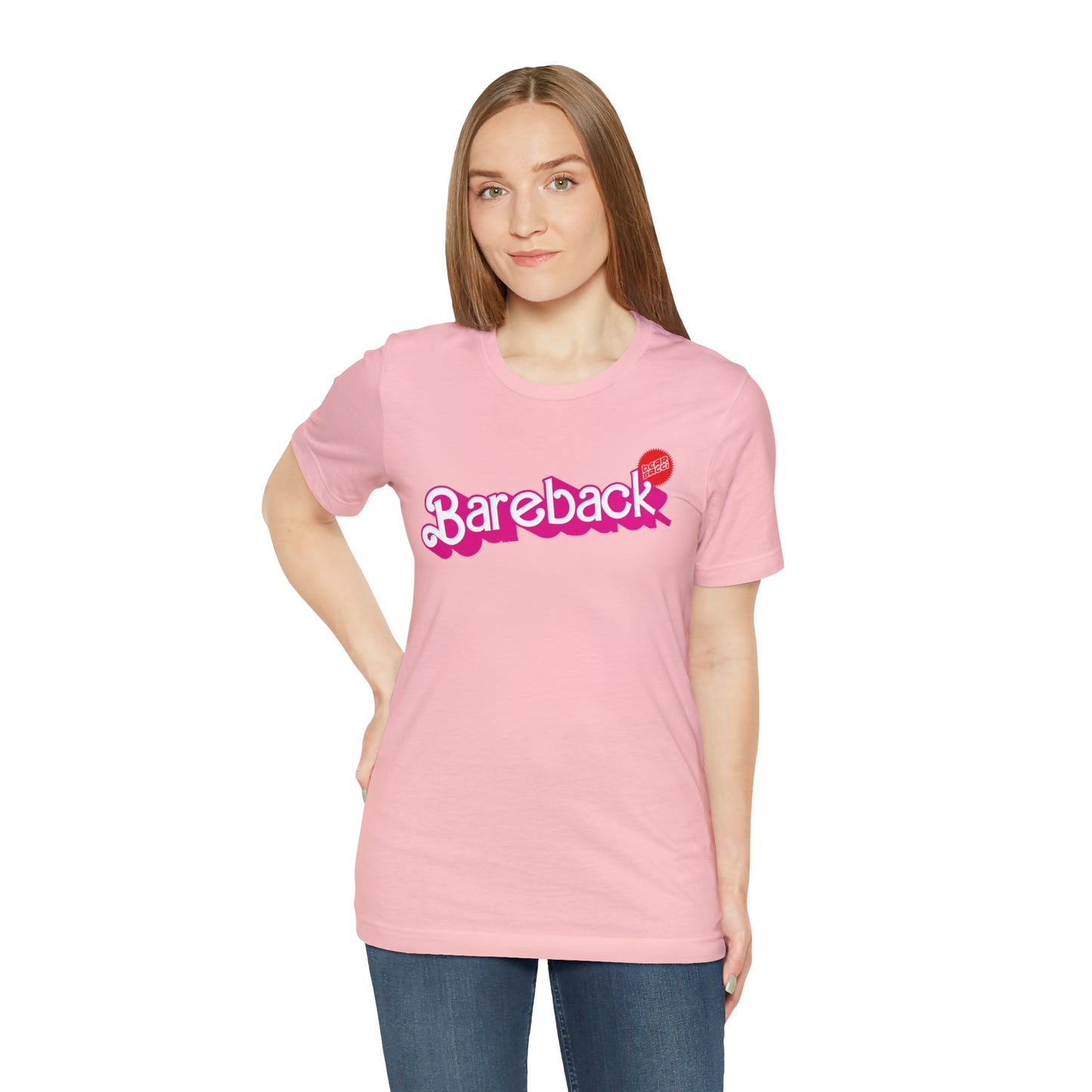 Bearbie™ X Slutpride™: Bareback Logo │Premium Jersey T-shirt