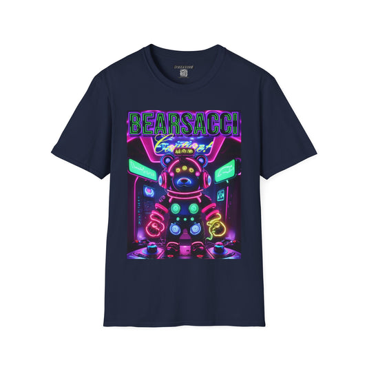 Fake Designer™: Neon Teddy Bear│ Softsyle T-shirt