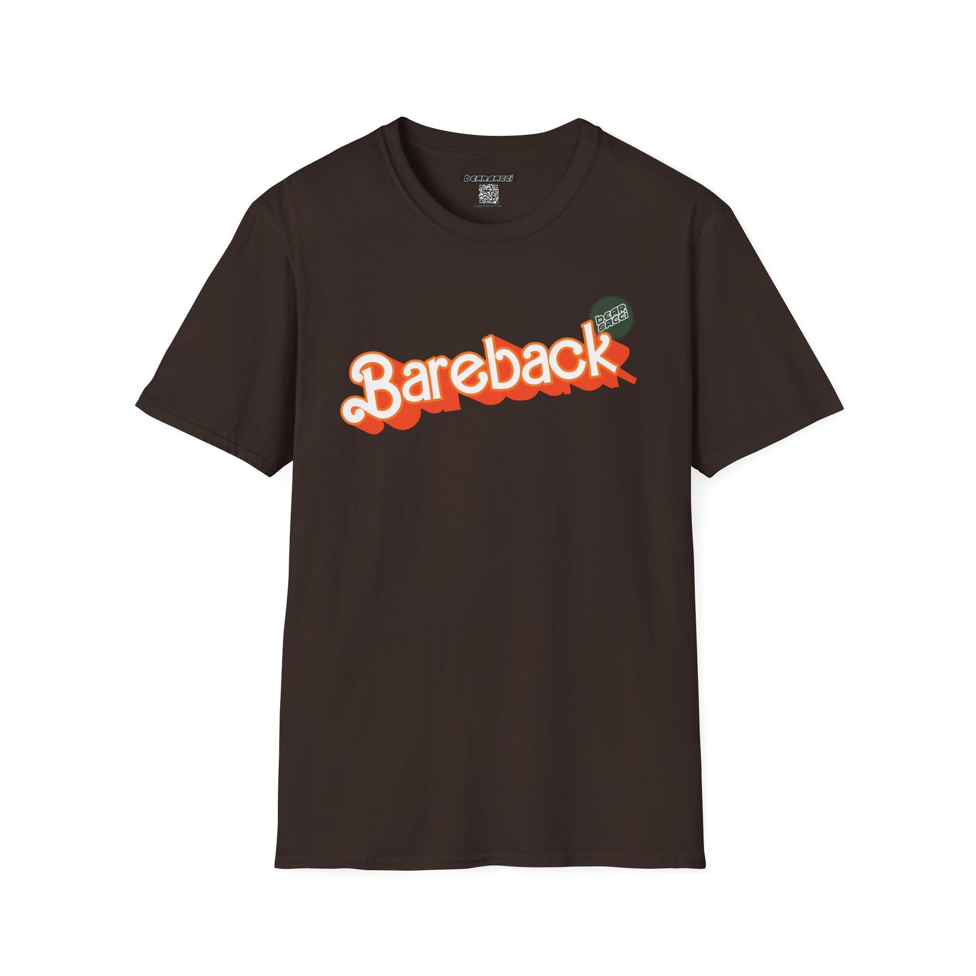 Bearbie® X Slutpride®: Bareback Logo (Hunter) │Softsyle T-shirt