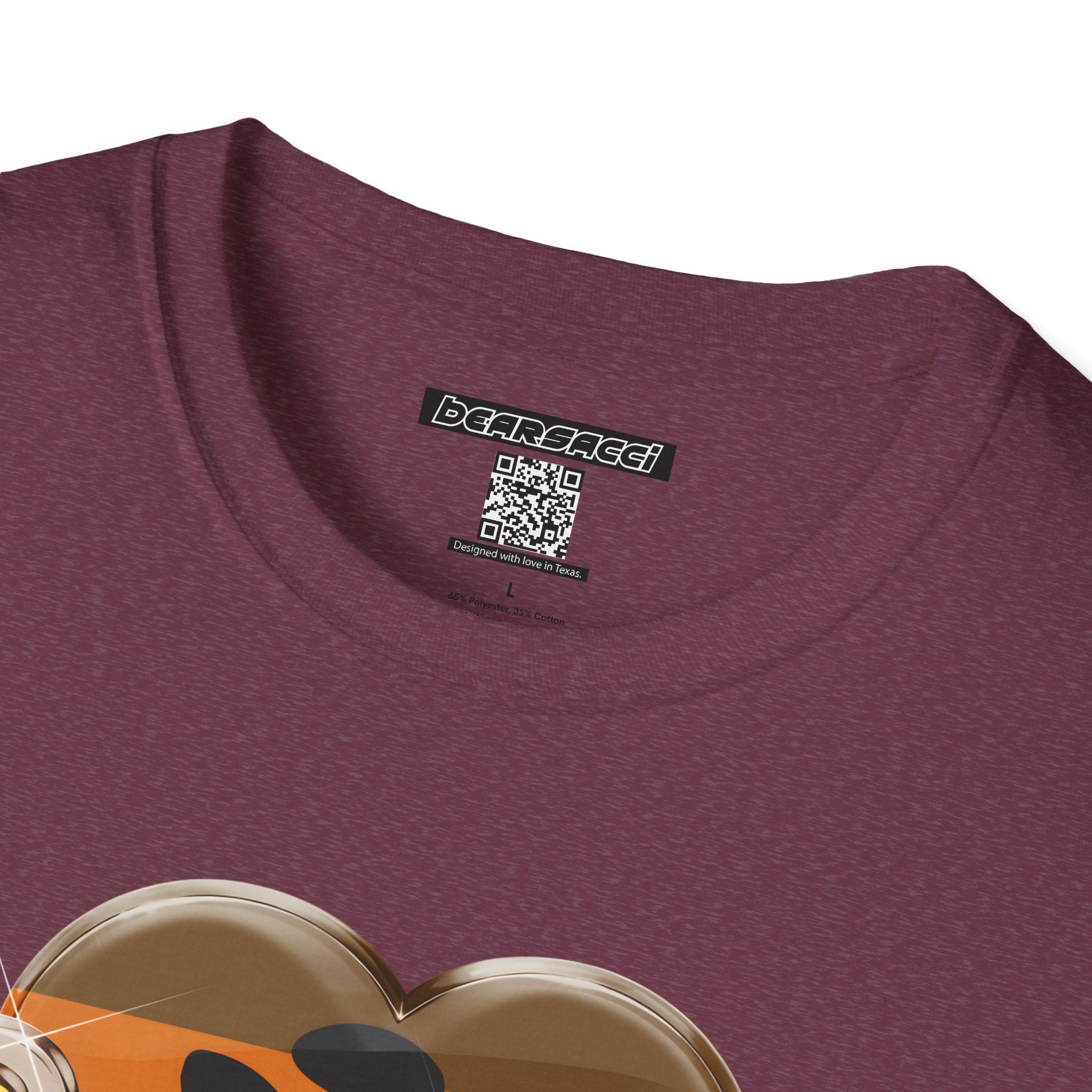 Bearbie®: Heart Claw Logo (Bear Flag Version)│ Softsyle T-shirt