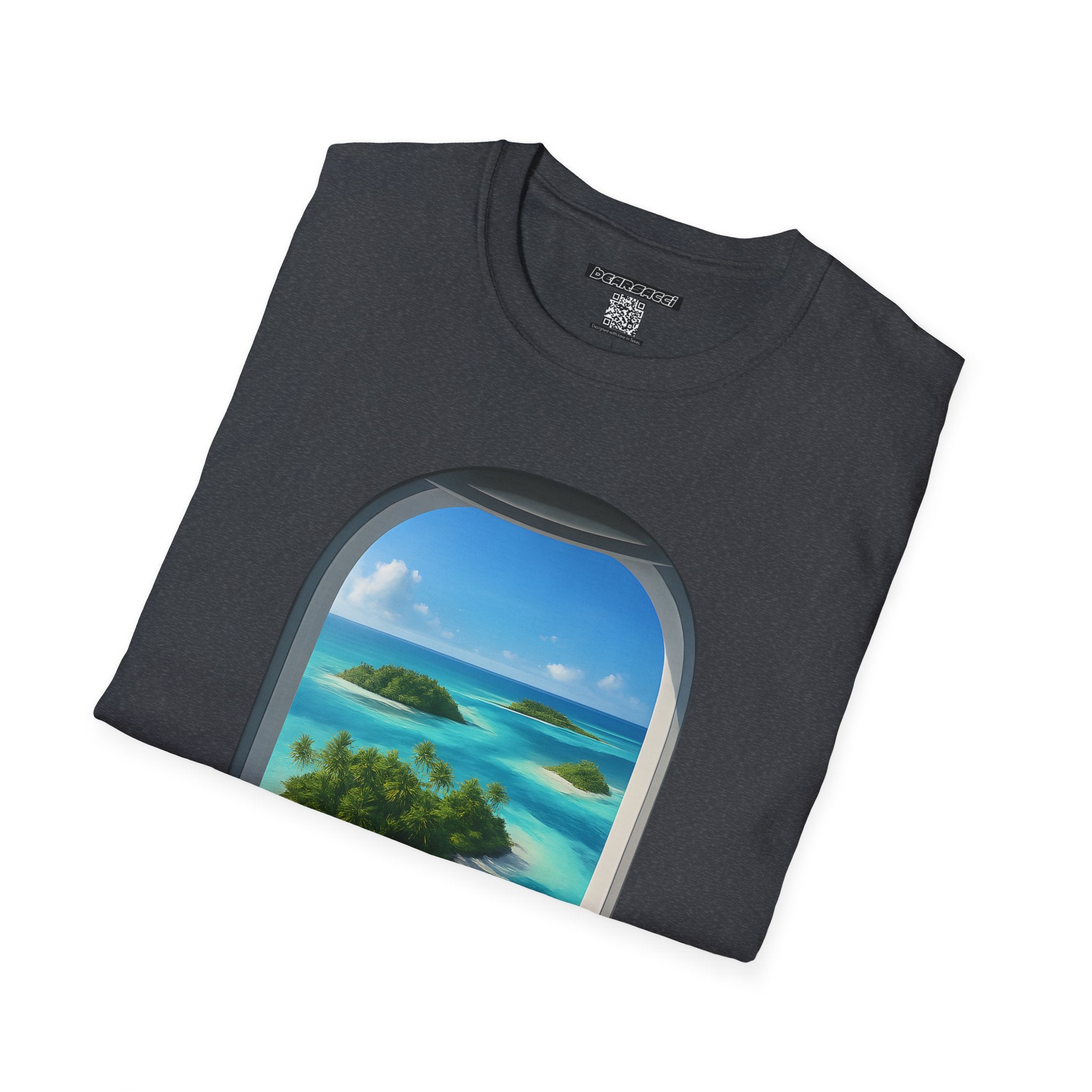 HyperPop™ X Wanderlust™ X FakeDesigner™: Window Seat Porthole Fantasy │ Softsyle T-shirt