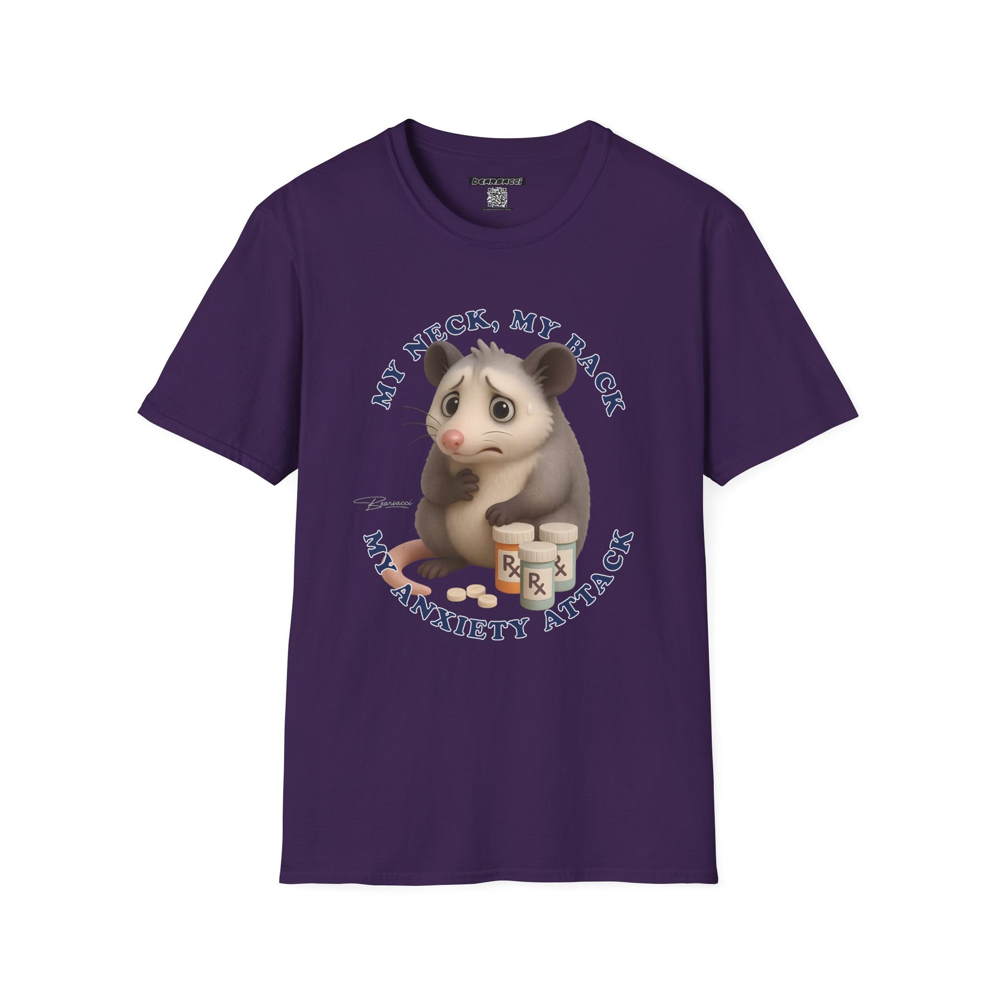 HyperPop®: My Neck My Back My Anxiety Attack │ Softsyle T-shirt