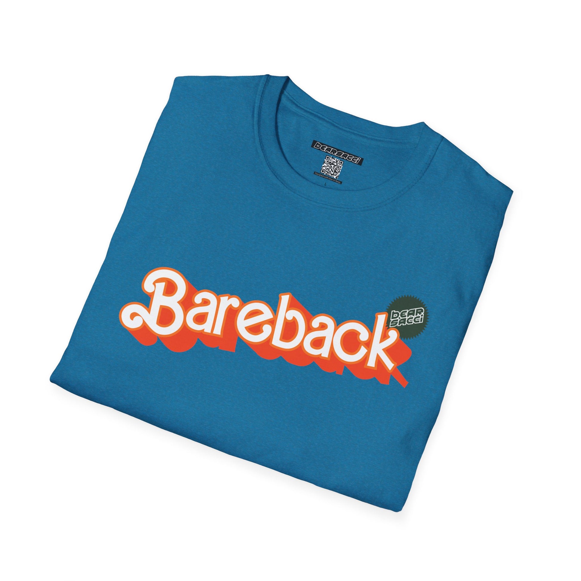 Bearbie® X Slutpride®: Bareback Logo (Hunter) │Softsyle T-shirt