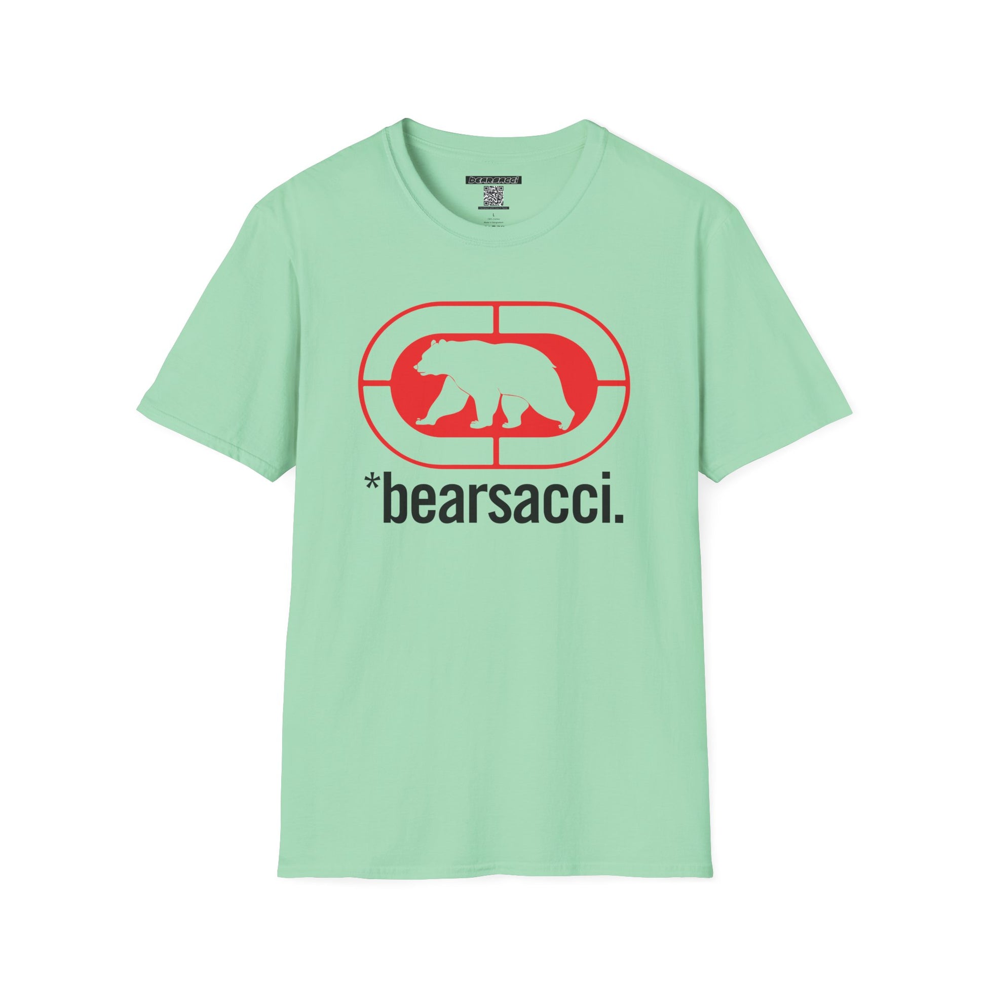 Bearmart® X FakeDesigner®: Bearsacci® Street Logo Tee │Softsyle T-shirt