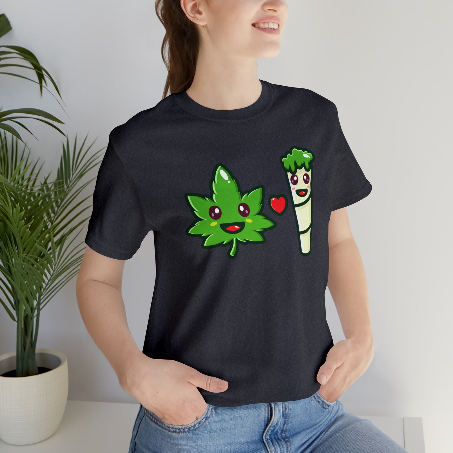 Stoney: Leafy Loves Blunty  │Premium Jersey T-shirt