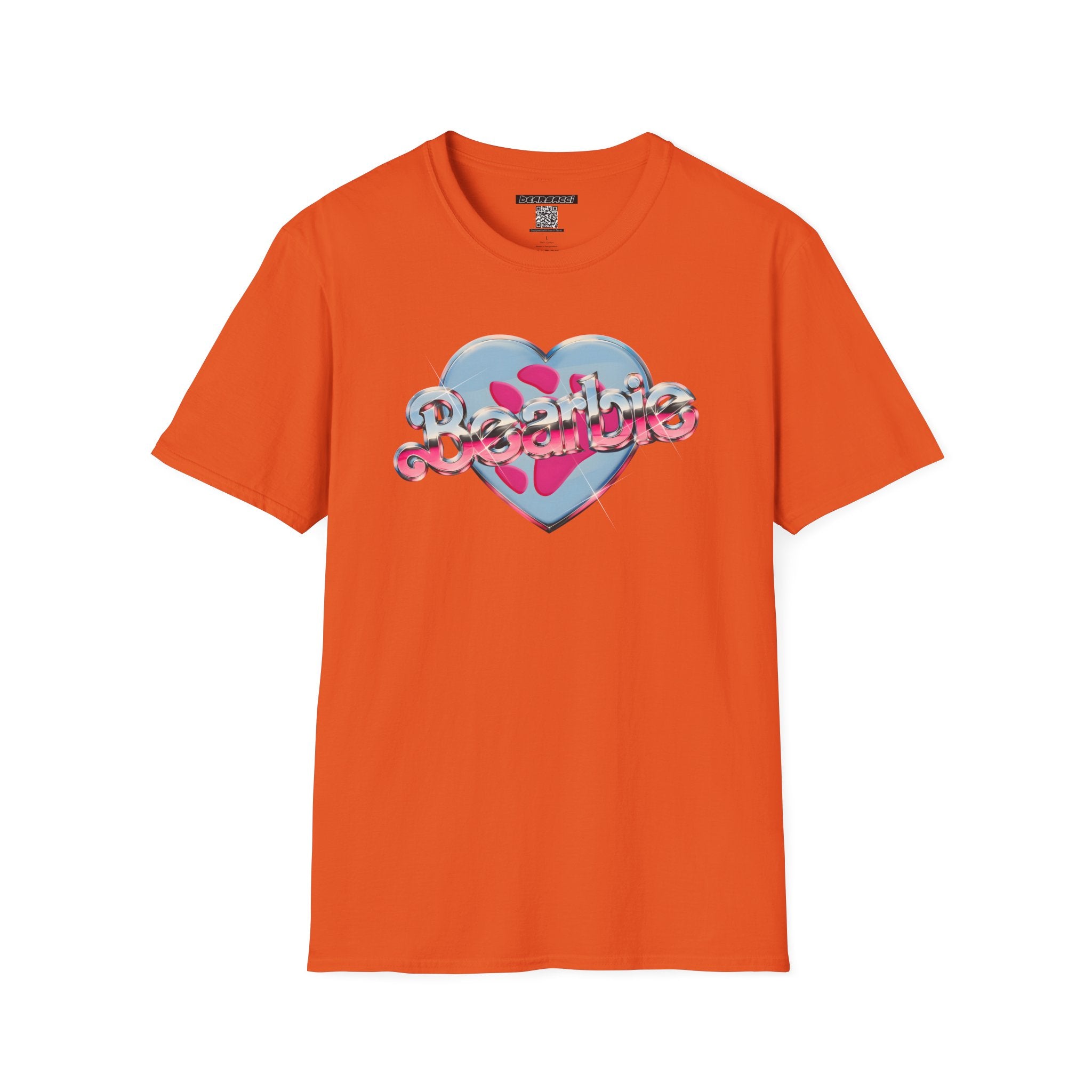 Bearbie®: Heart Bear Claw Logo │Softsyle T-shirt