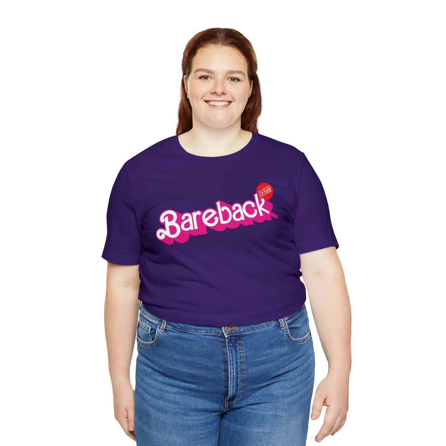 Bearbie™ X Slutpride™: Bareback Logo │Premium Jersey T-shirt