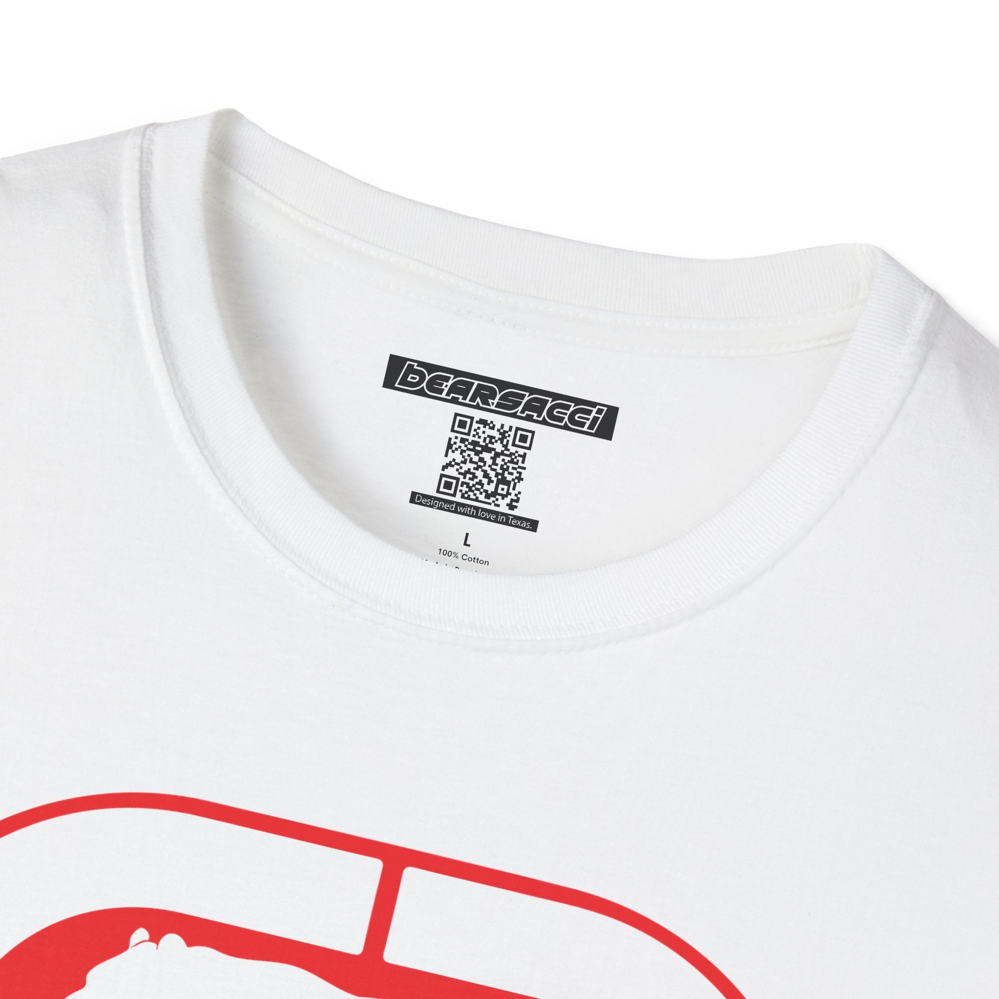 Bearmart® X FakeDesigner®: Bearsacci® Street Logo Tee │Softsyle T-shirt