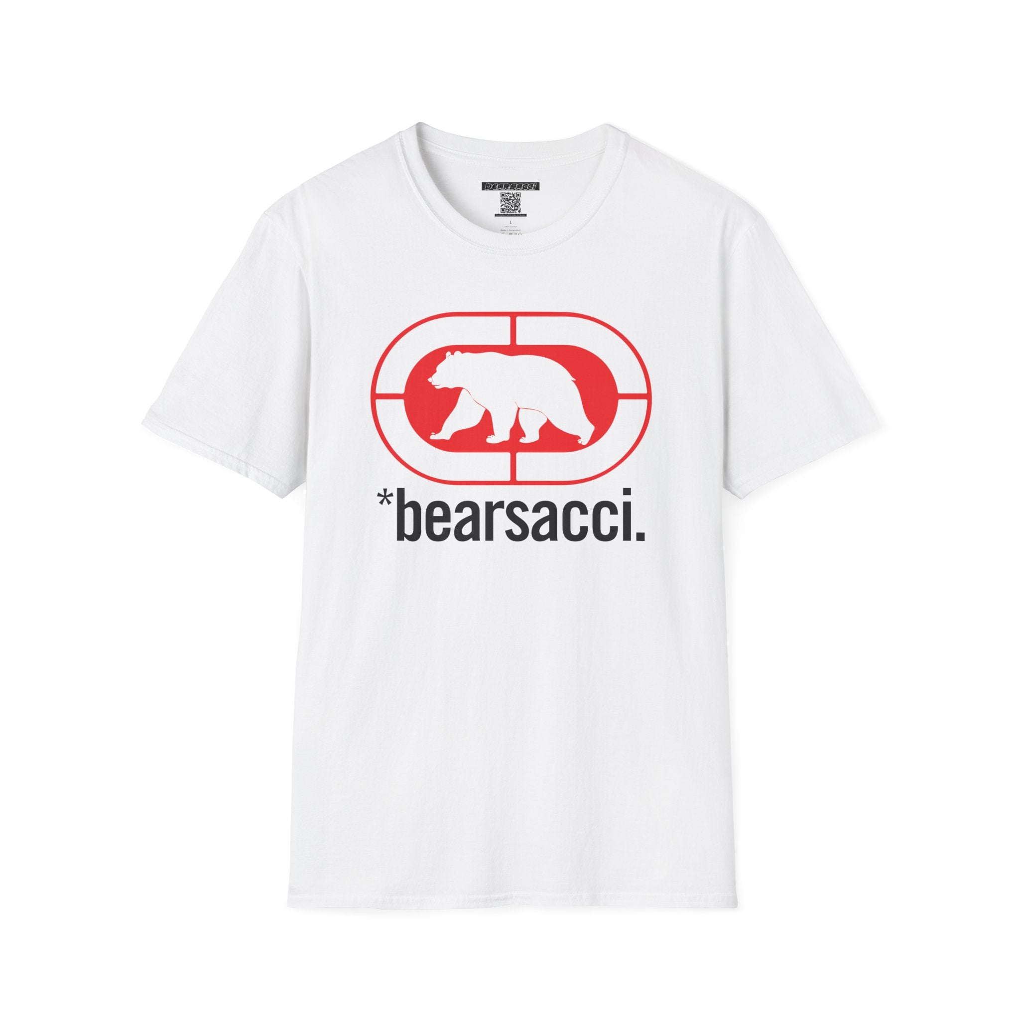 Bearmart® X FakeDesigner®: Bearsacci® Street Logo Tee │Softsyle T-shirt