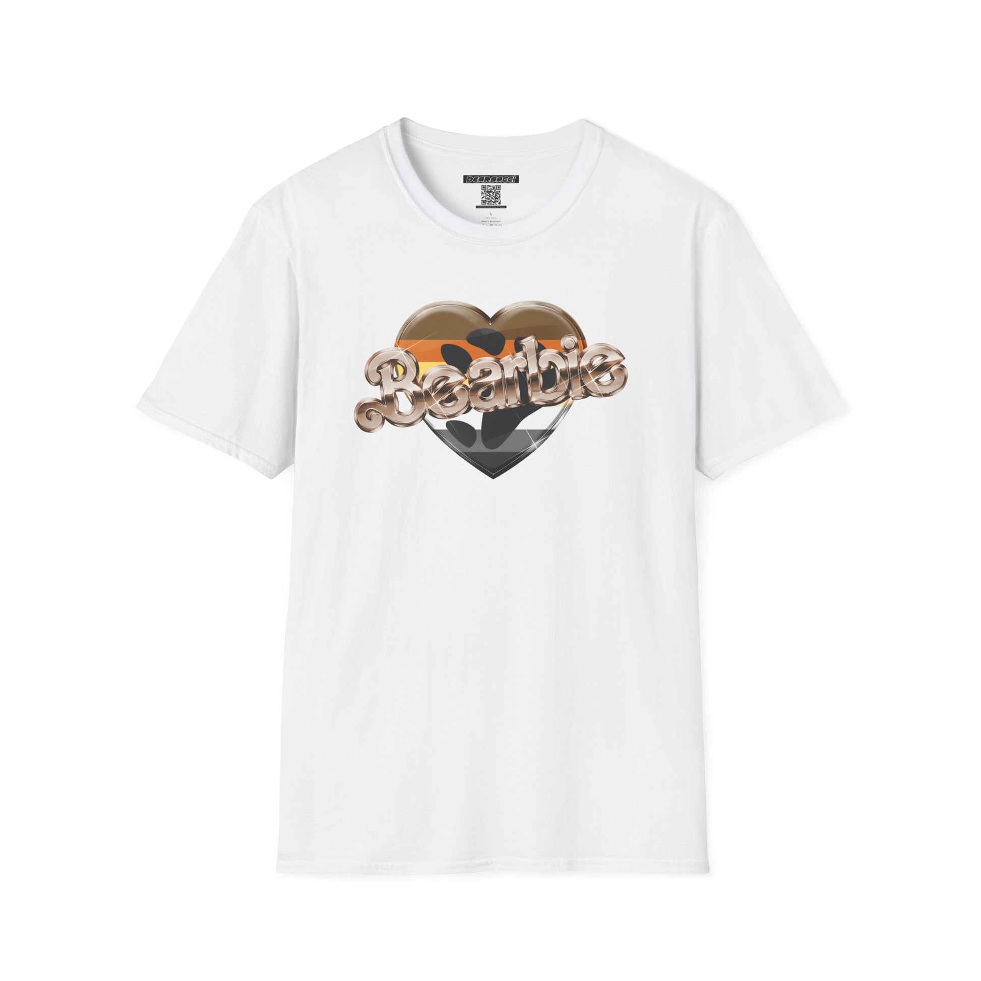 Bearbie®: Heart Claw Logo (Bear Flag Version)│ Softsyle T-shirt