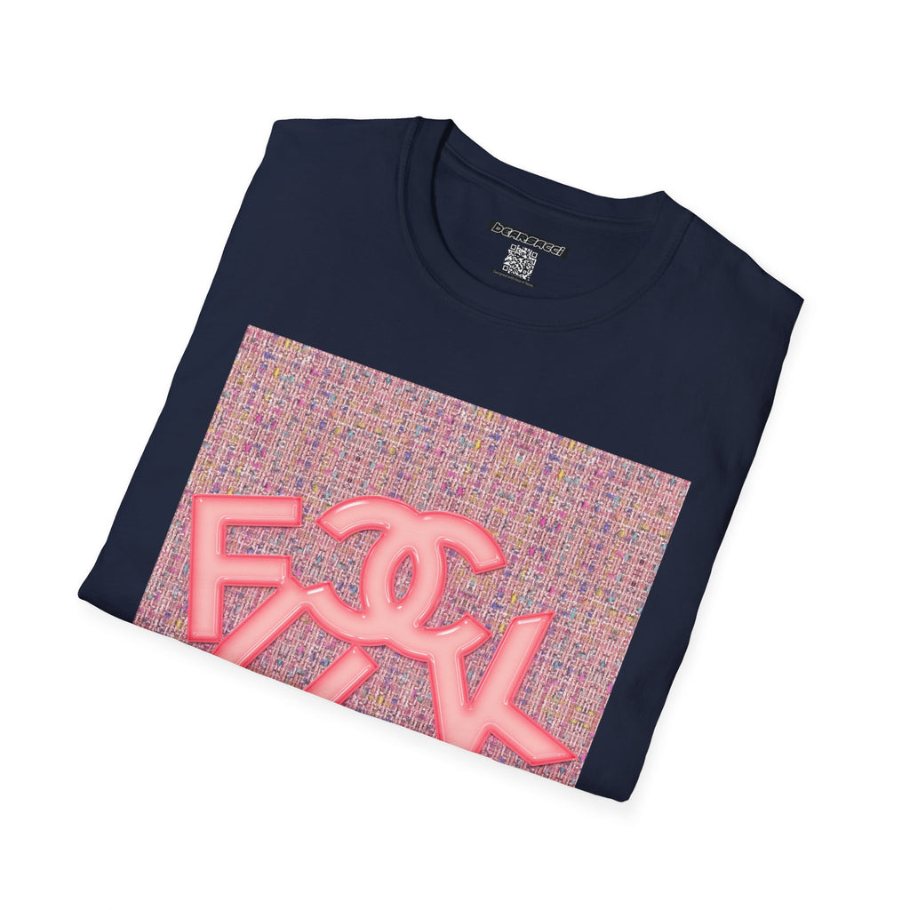 Fake Designer™: Pink Tweed Fuck│ Softsyle T-shirt