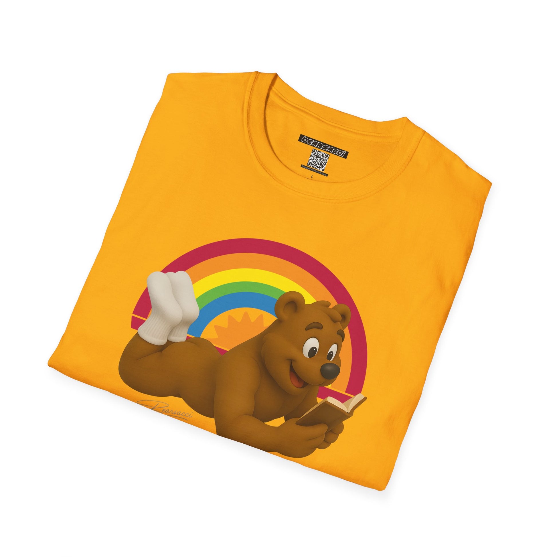 Bearsacci™: Page-Turner, Head-Turner Bare Bear│ Softsyle T-shirt