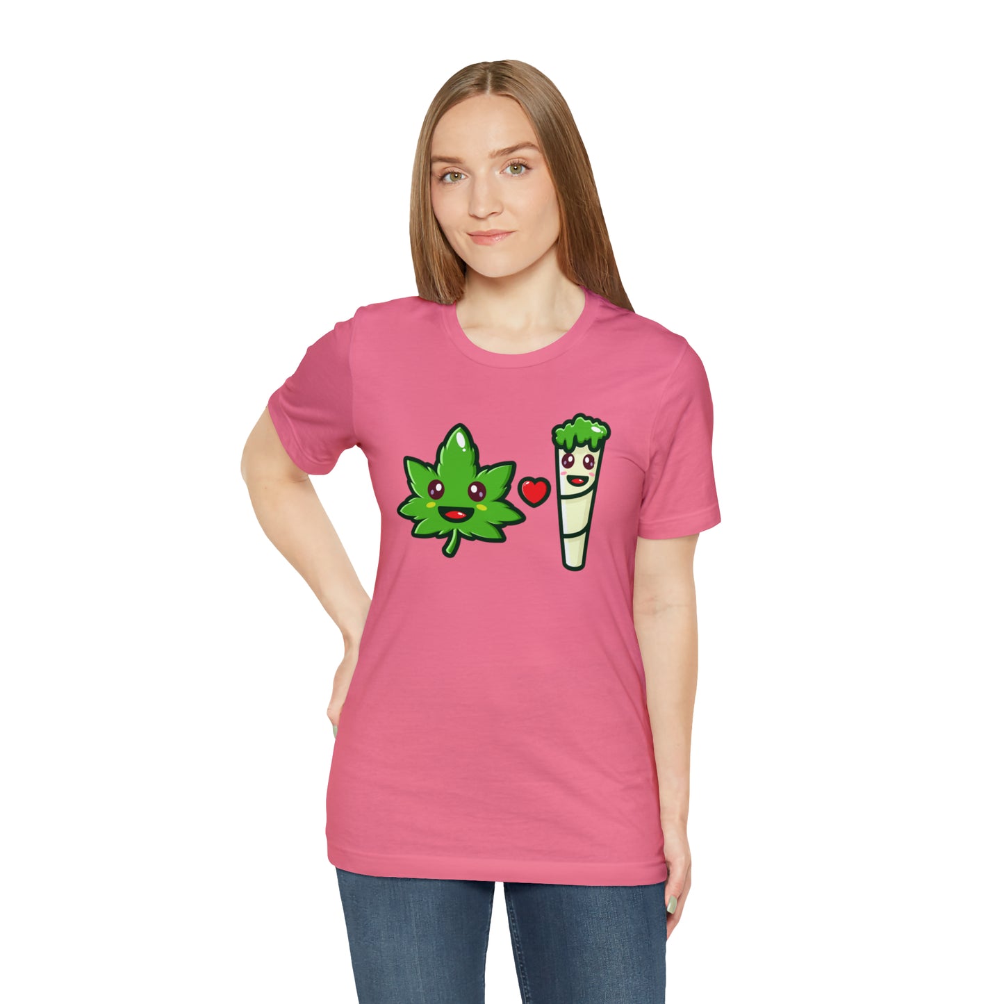 Stoney: Leafy Loves Blunty  │Premium Jersey T-shirt