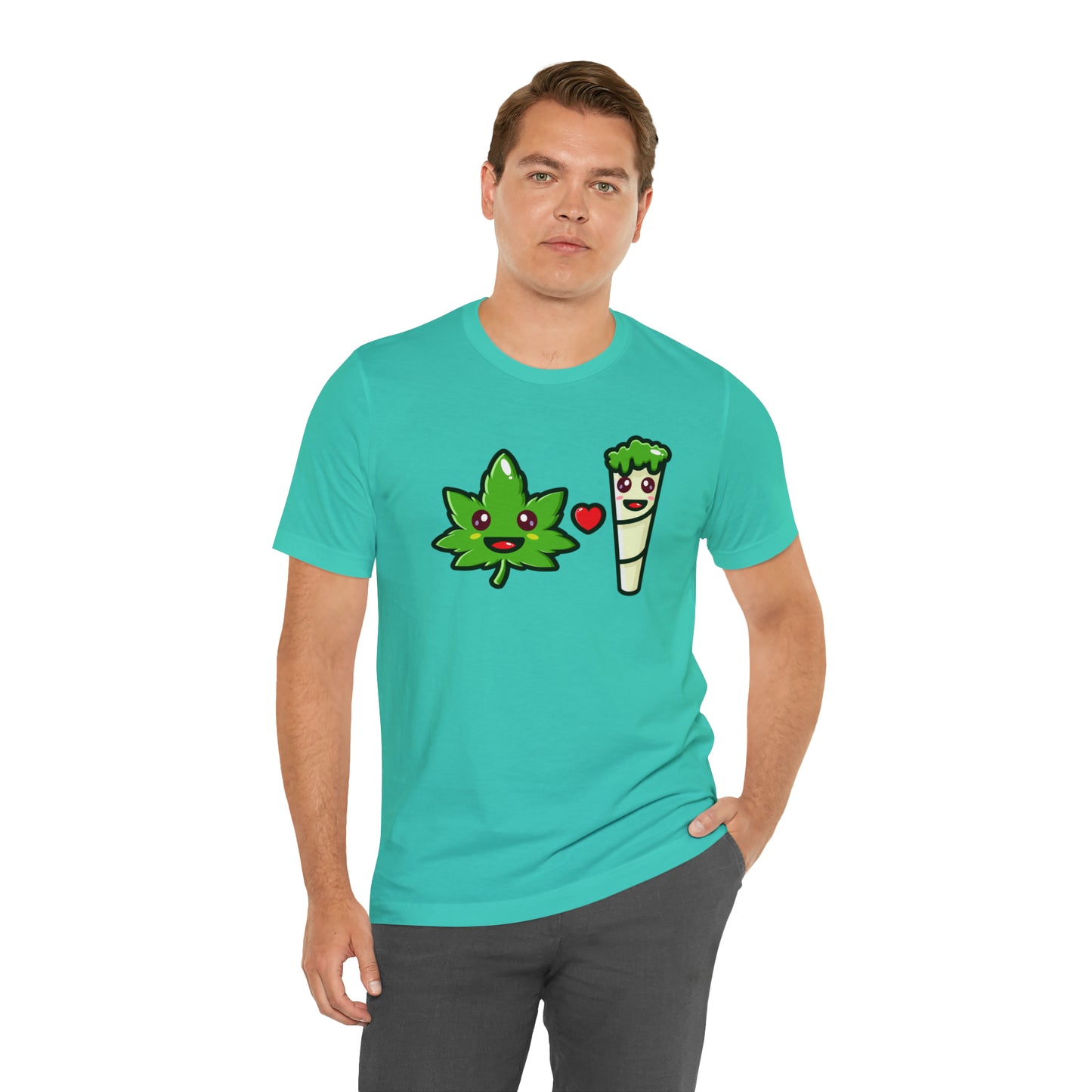 Stoney: Leafy Loves Blunty  │Premium Jersey T-shirt