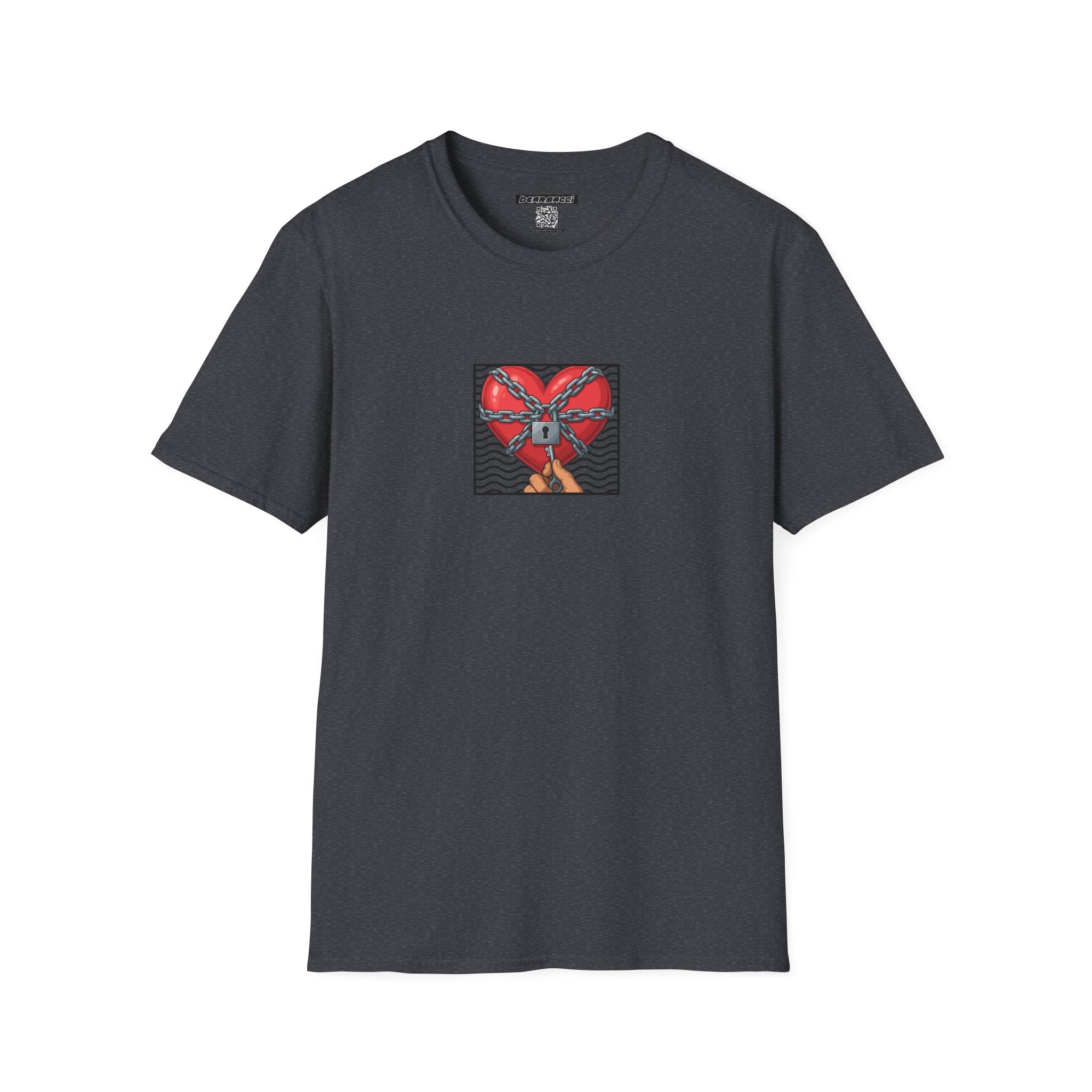 SlutPride® X Dominion®: Locked Heart │ Softsyle T-shirt