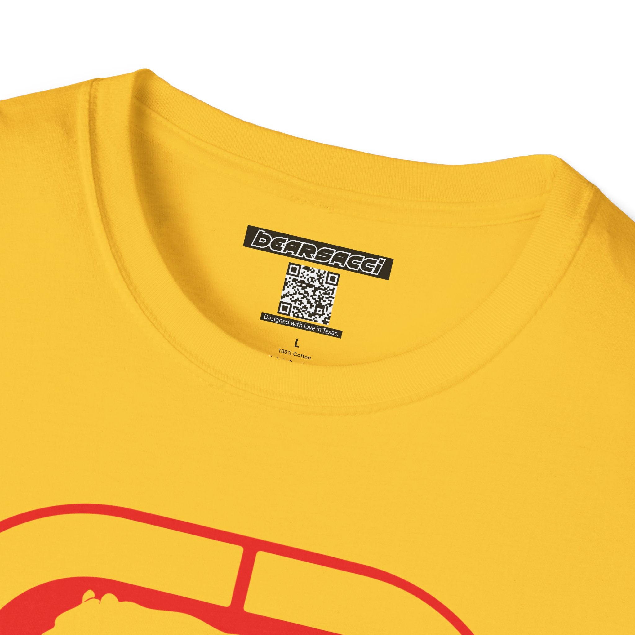 Bearmart® X FakeDesigner®: Bearsacci® Street Logo Tee │Softsyle T-shirt