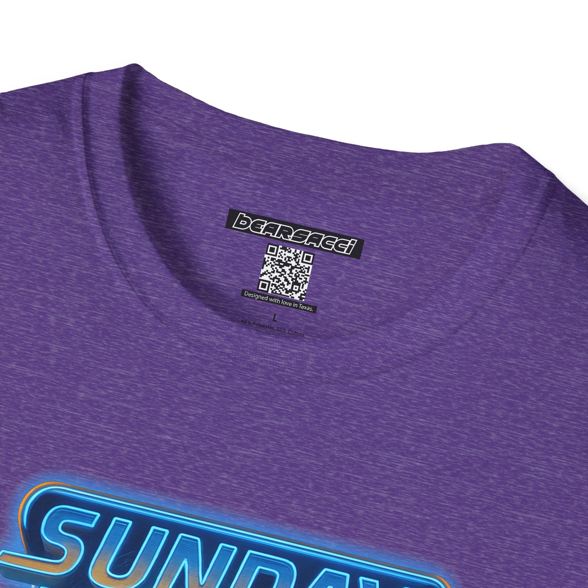 Bearsacci™: Sunday Funday Atlas Disco Bear Remix│ Softsyle T-shirt