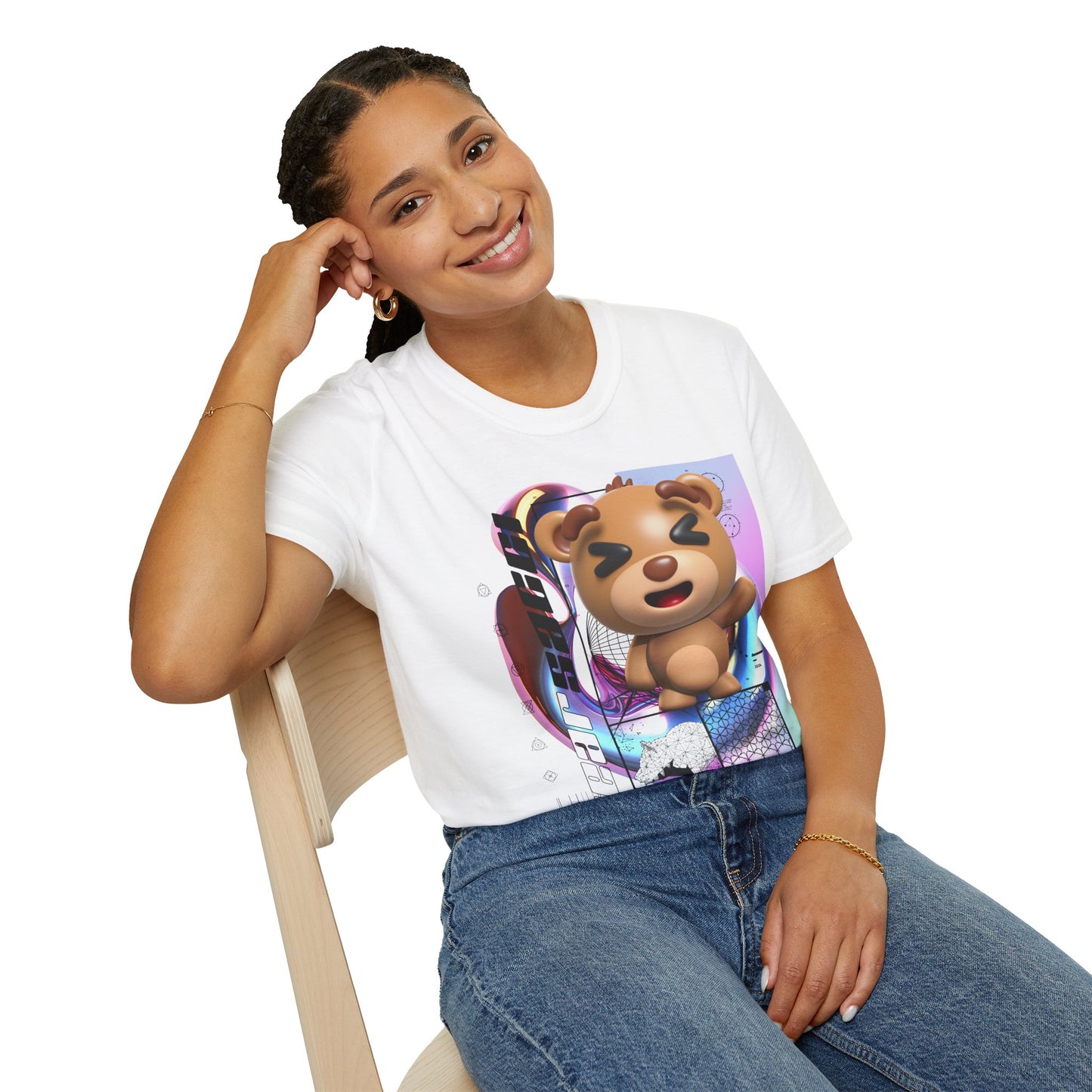 HyperPop™: Y2K Teddy Bear │ Softsyle T-shirt