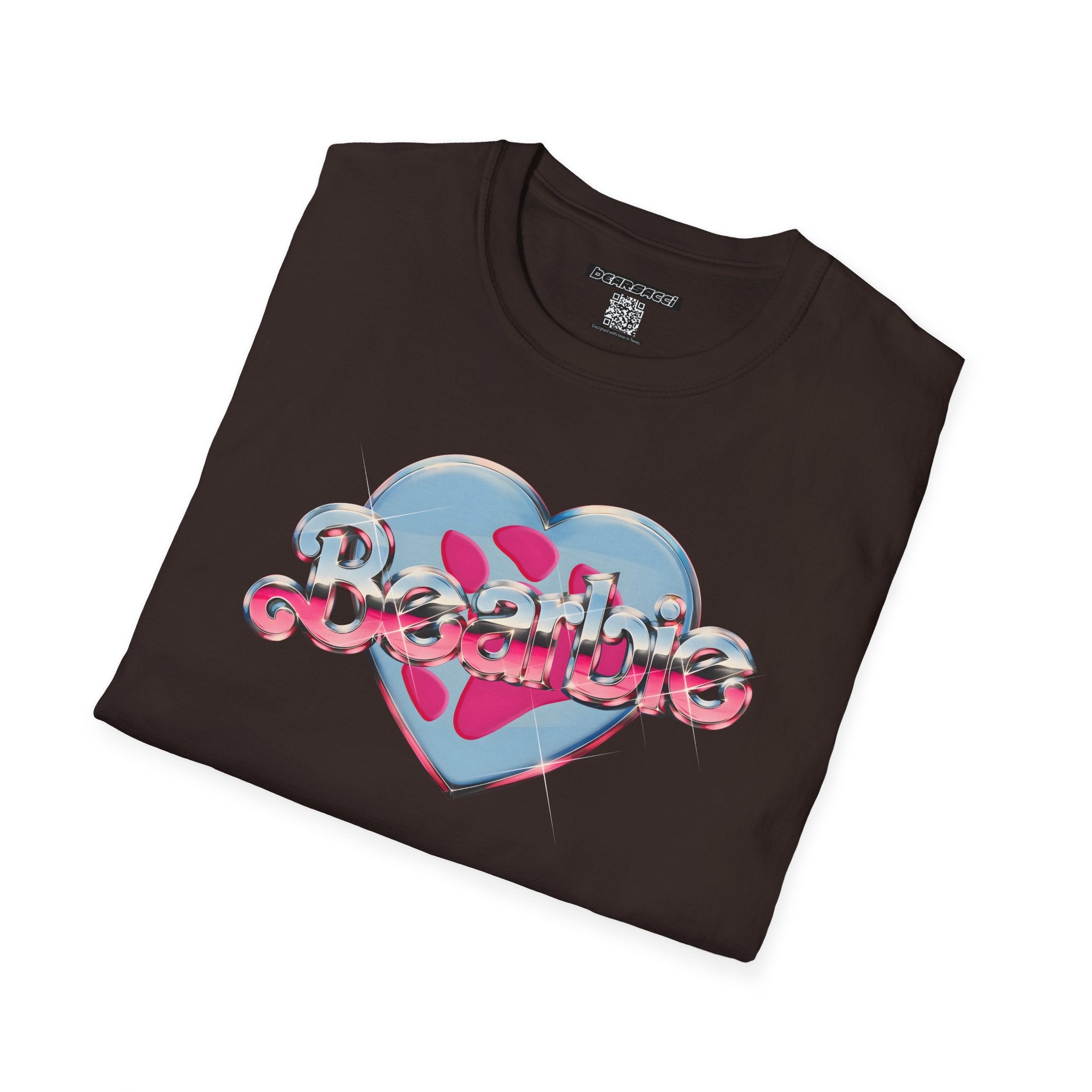 Bearbie®: Heart Bear Claw Logo │Softsyle T-shirt