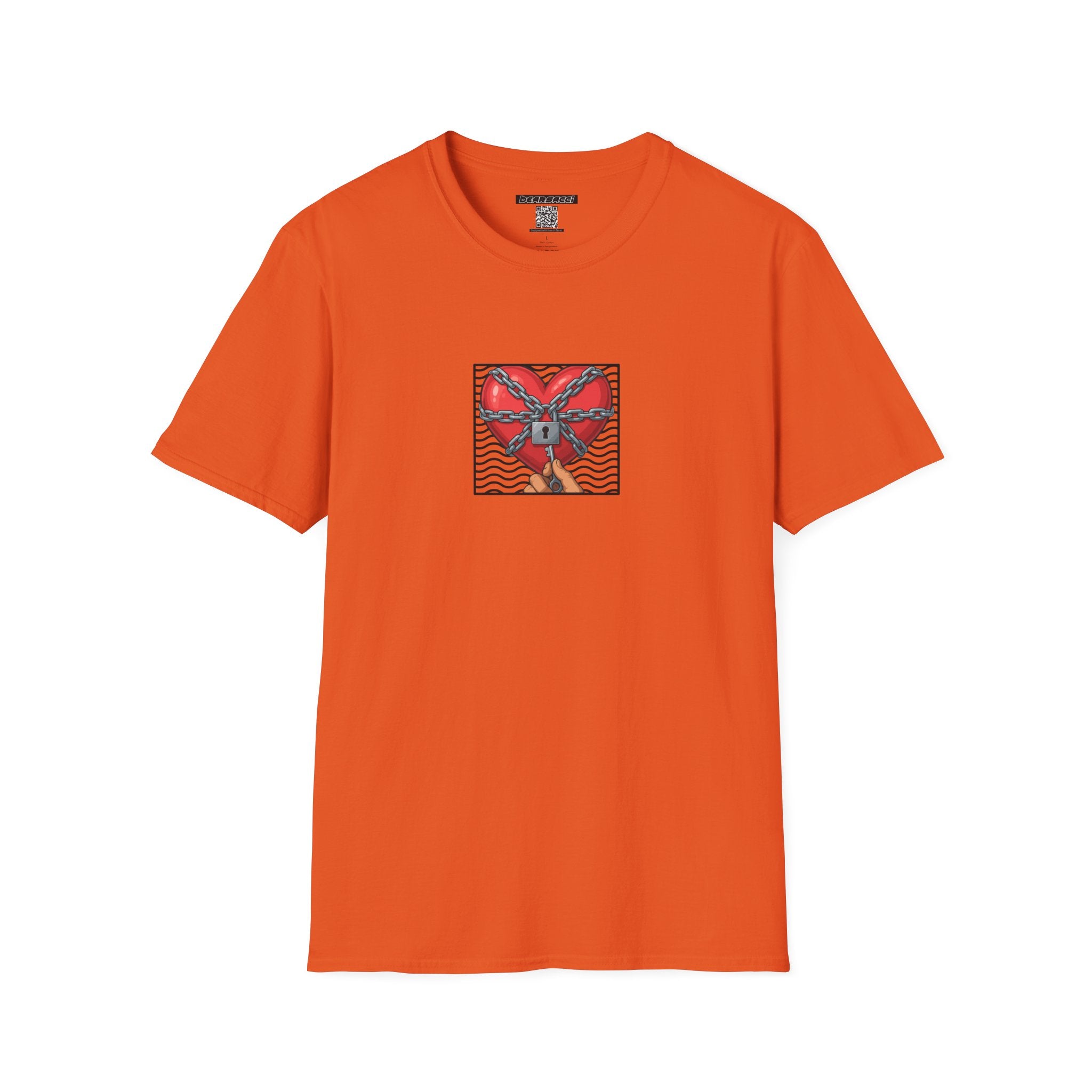 SlutPride® X Dominion®: Locked Heart │ Softsyle T-shirt