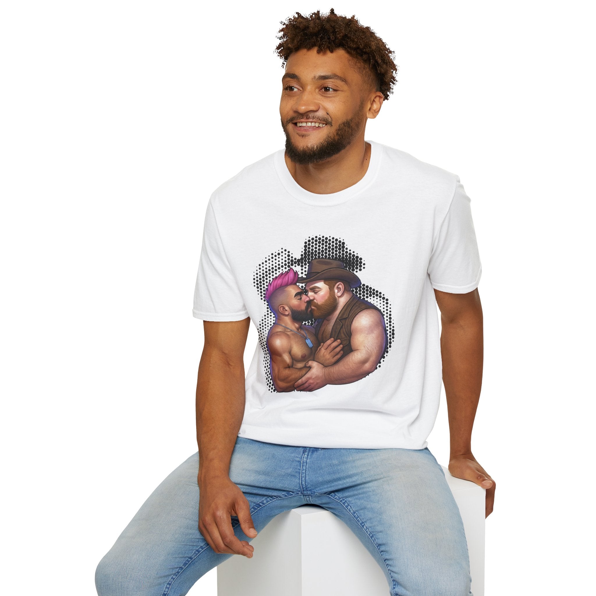 Bearsacci™: Cowboy & MMA Fighter│ Softsyle T-shirt