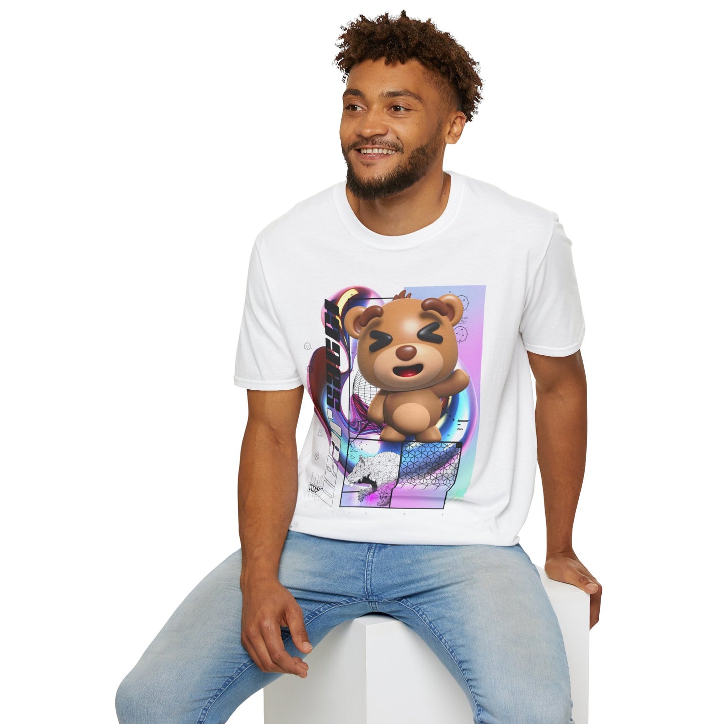 HyperPop™: Y2K Teddy Bear │ Softsyle T-shirt