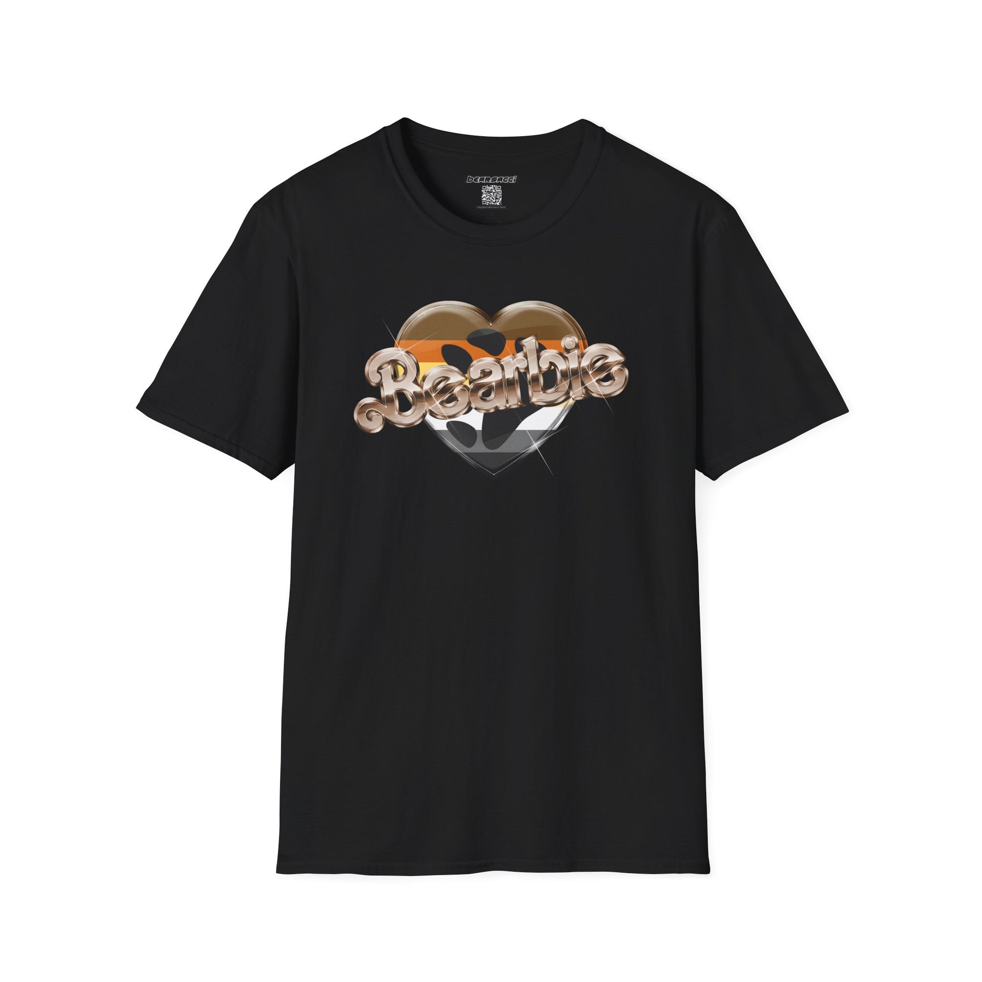 Bearbie®: Heart Claw Logo (Bear Flag Version)│ Softsyle T-shirt