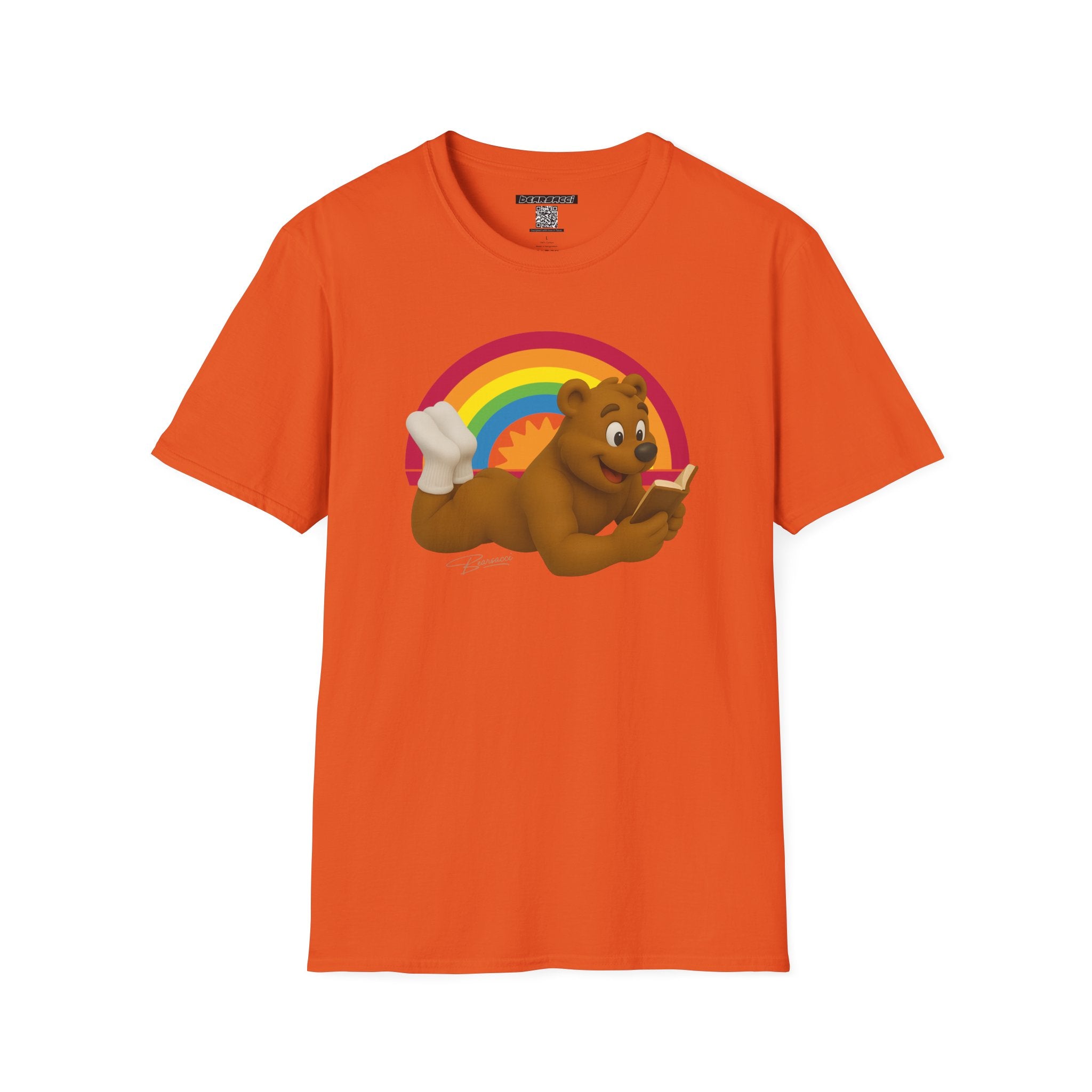 Bearsacci™: Page-Turner, Head-Turner Bare Bear│ Softsyle T-shirt