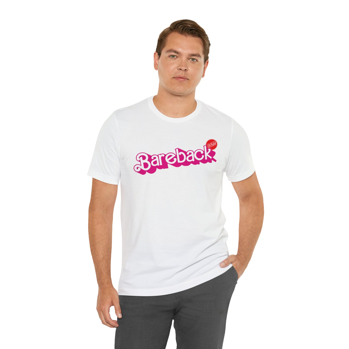 Bearbie™ X Slutpride™: Bareback Logo │Premium Jersey T-shirt