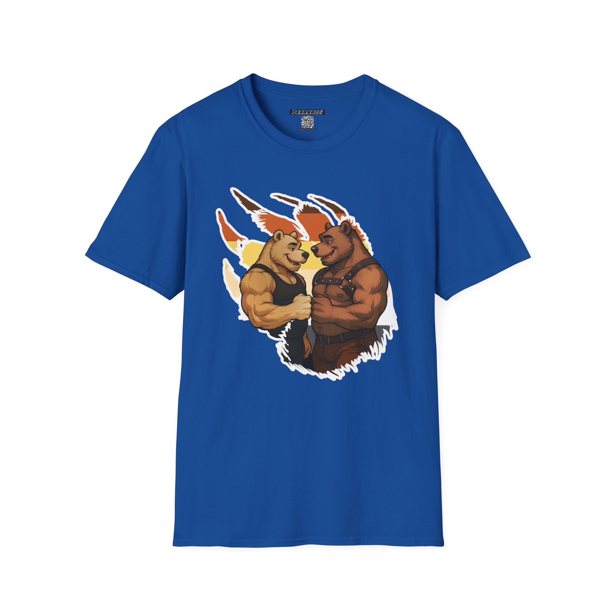 Bearsacci™: Fist Bumping Bears │ Softsyle T-shirt