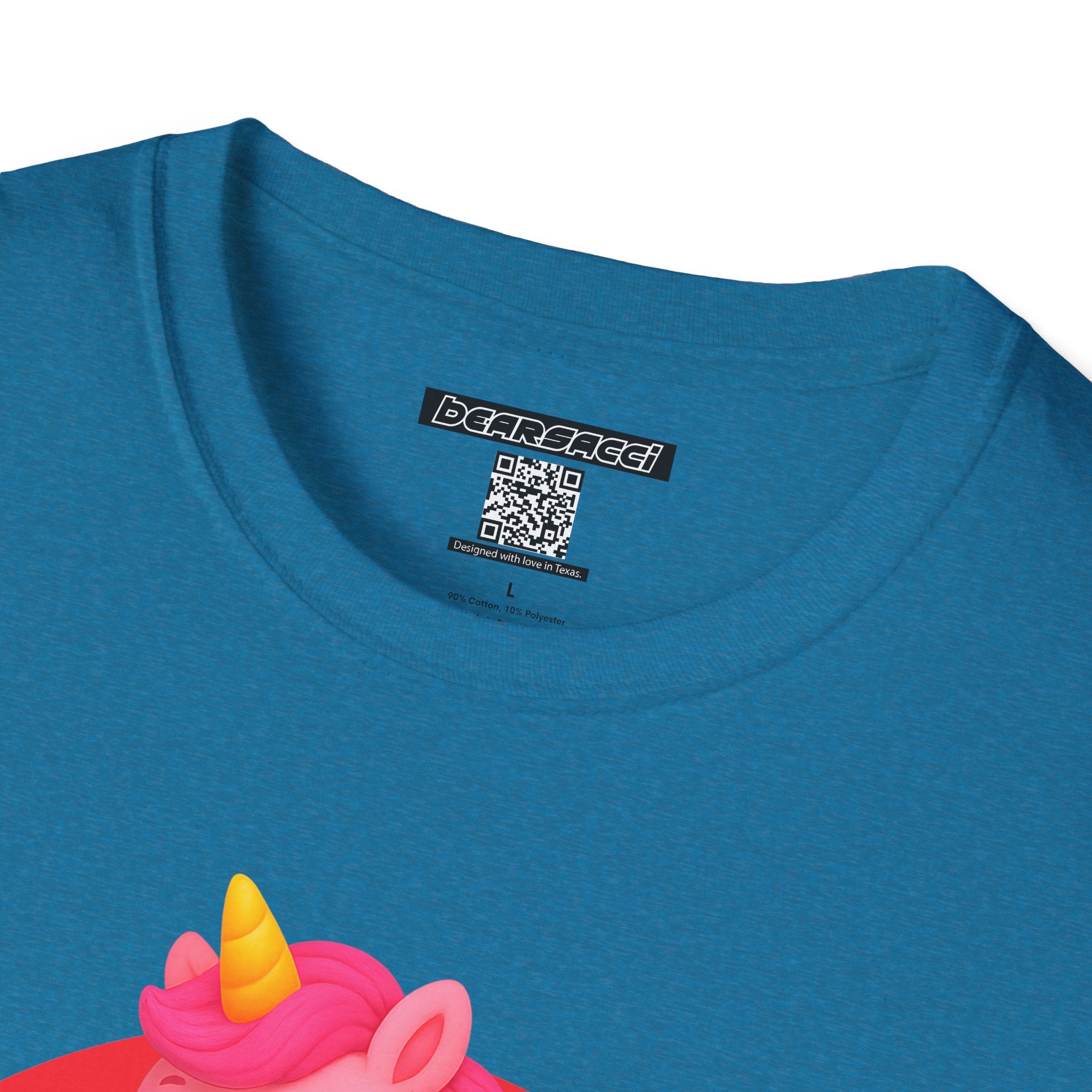 HyperPop™: Totally Straight Pink Unicorn │ Softsyle T-shirt