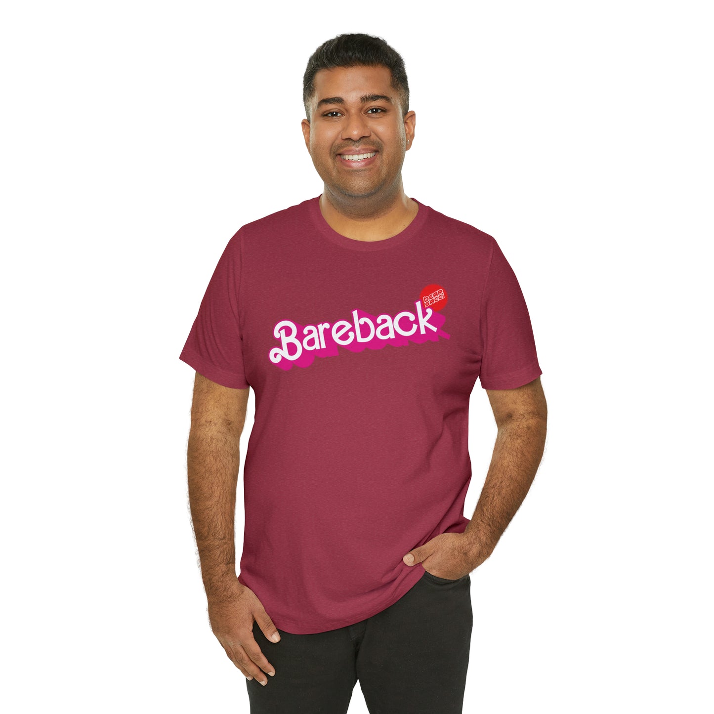 Bearbie™ X Slutpride™: Bareback Logo │Premium Jersey T-shirt