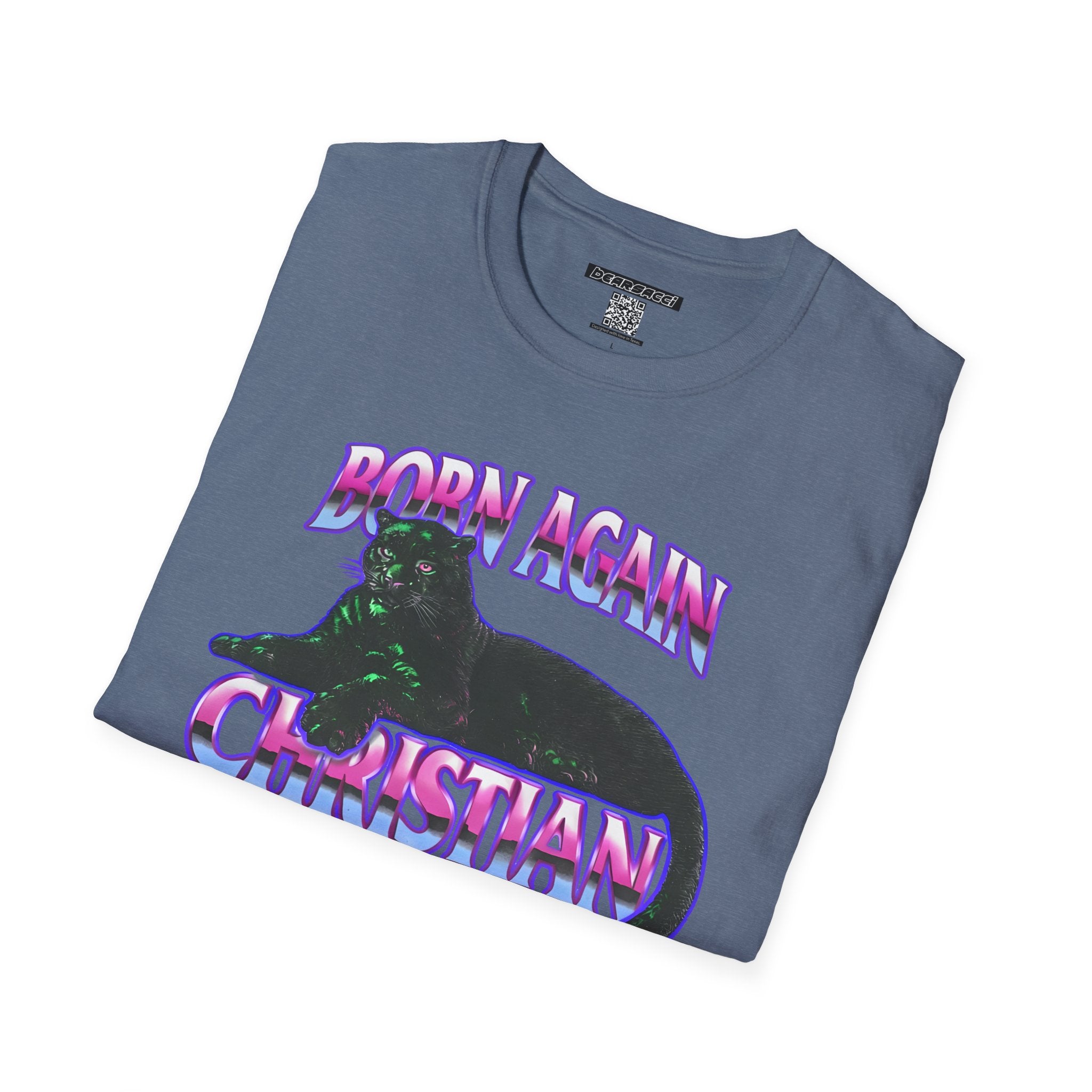 FakeDesigner®: Chinatown Market Secret Club Born Again Christian │ Softsyle T-shirt
