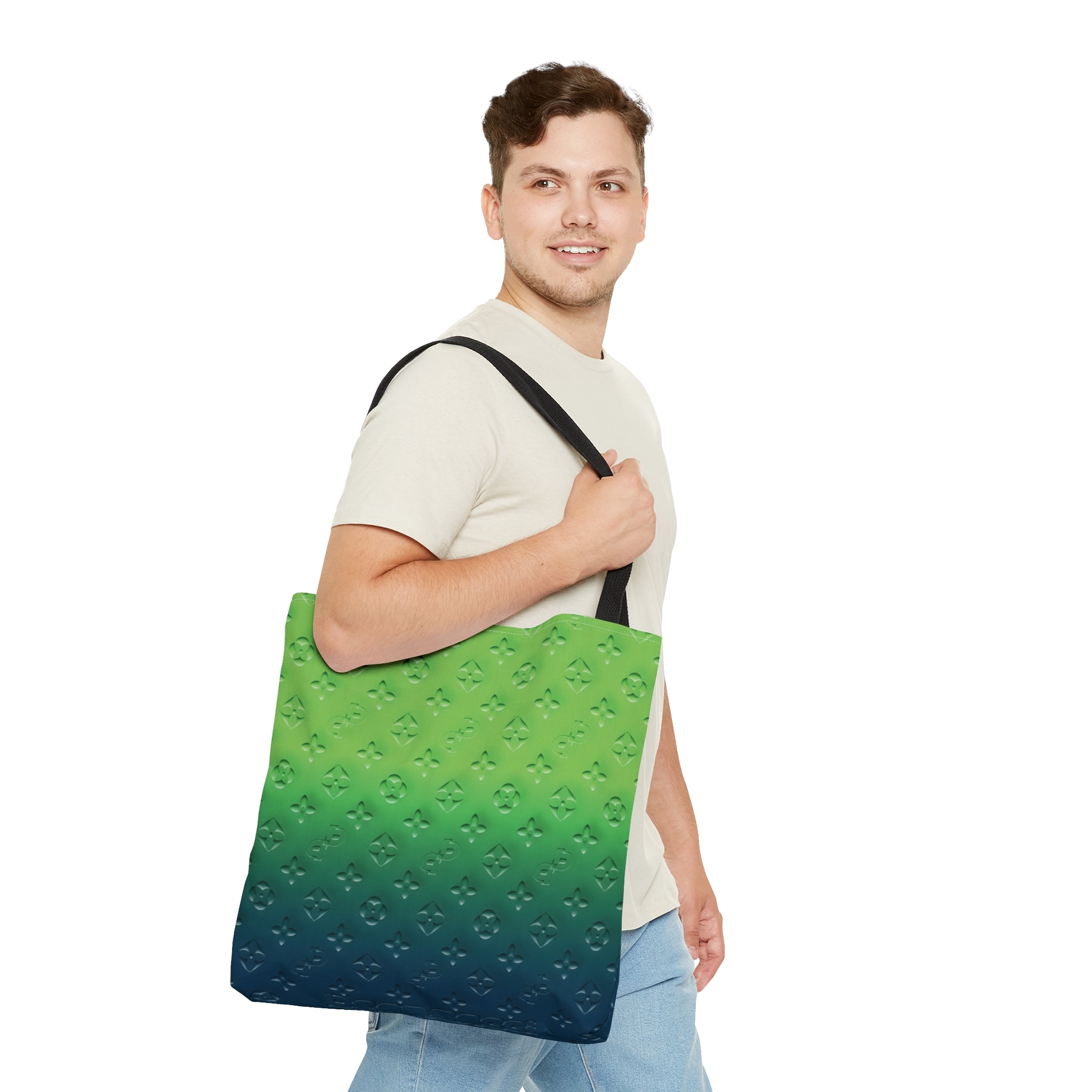 Blue Green Ombre │ Everyday Tote Bag