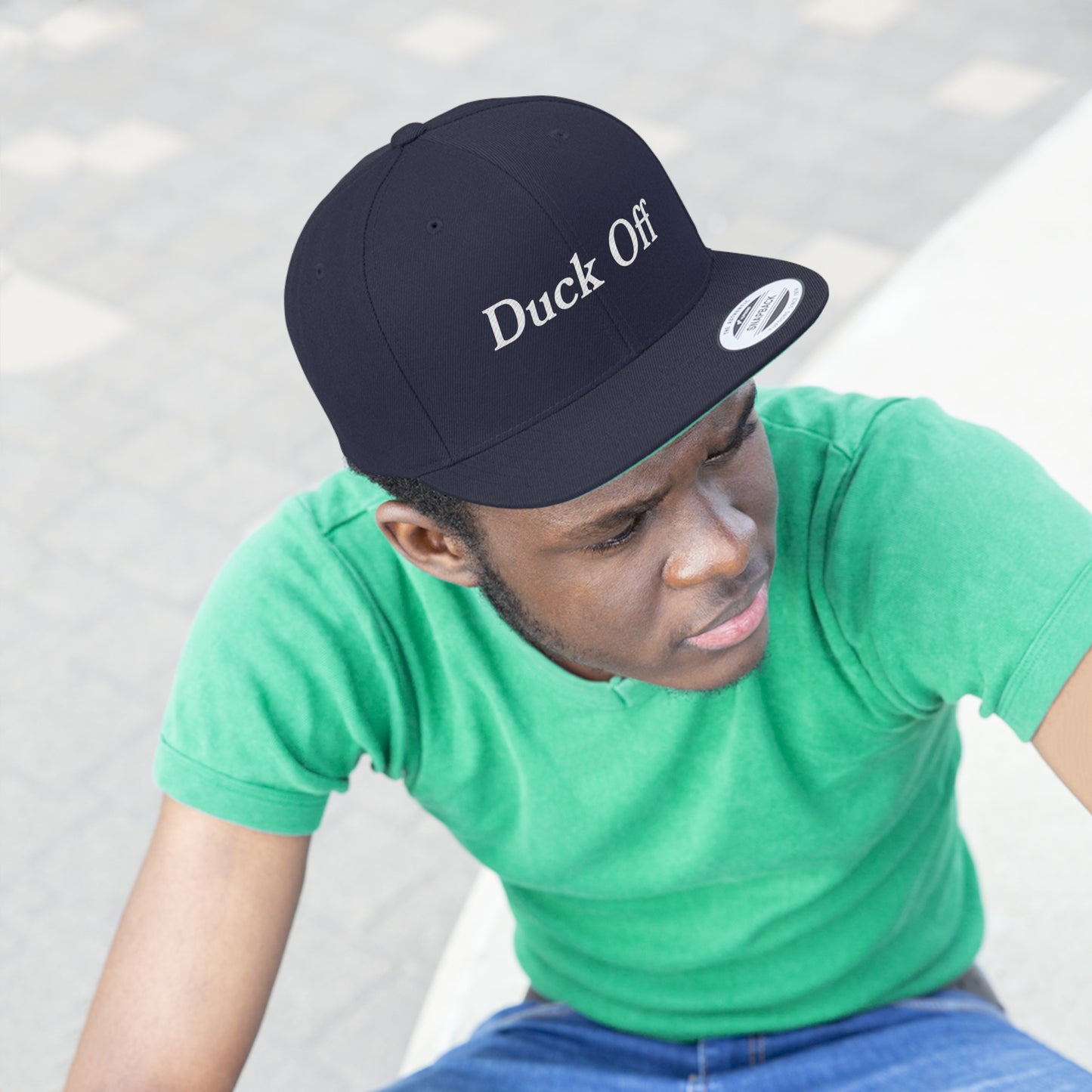 Duck Off │ Unisex Flat Bill Hat